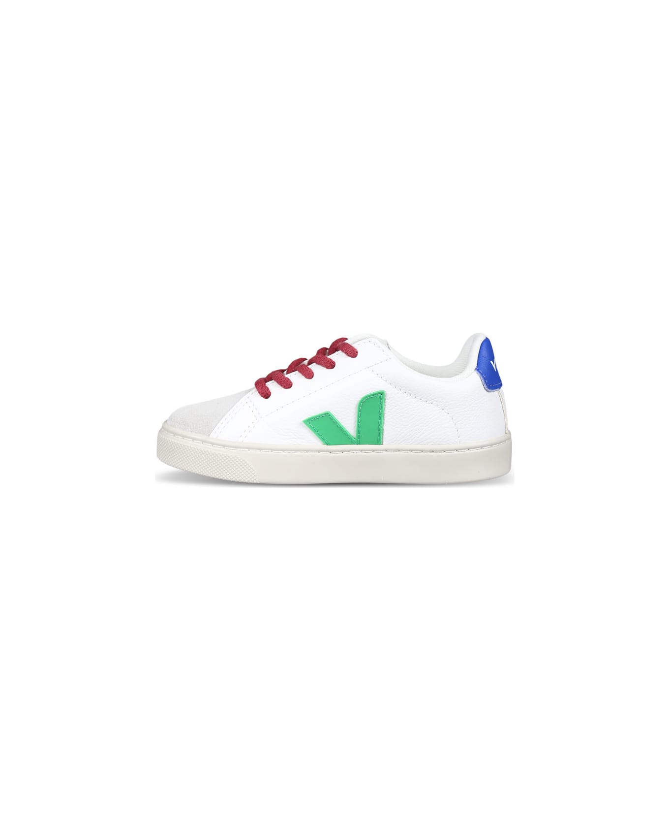 Veja White Sneakers For Kids With Logo - White