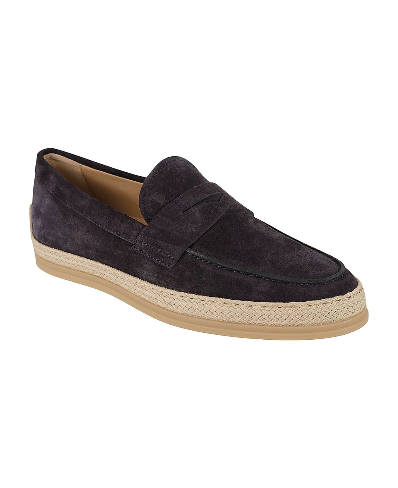Tod's Rafia Tv Loafers - Blue