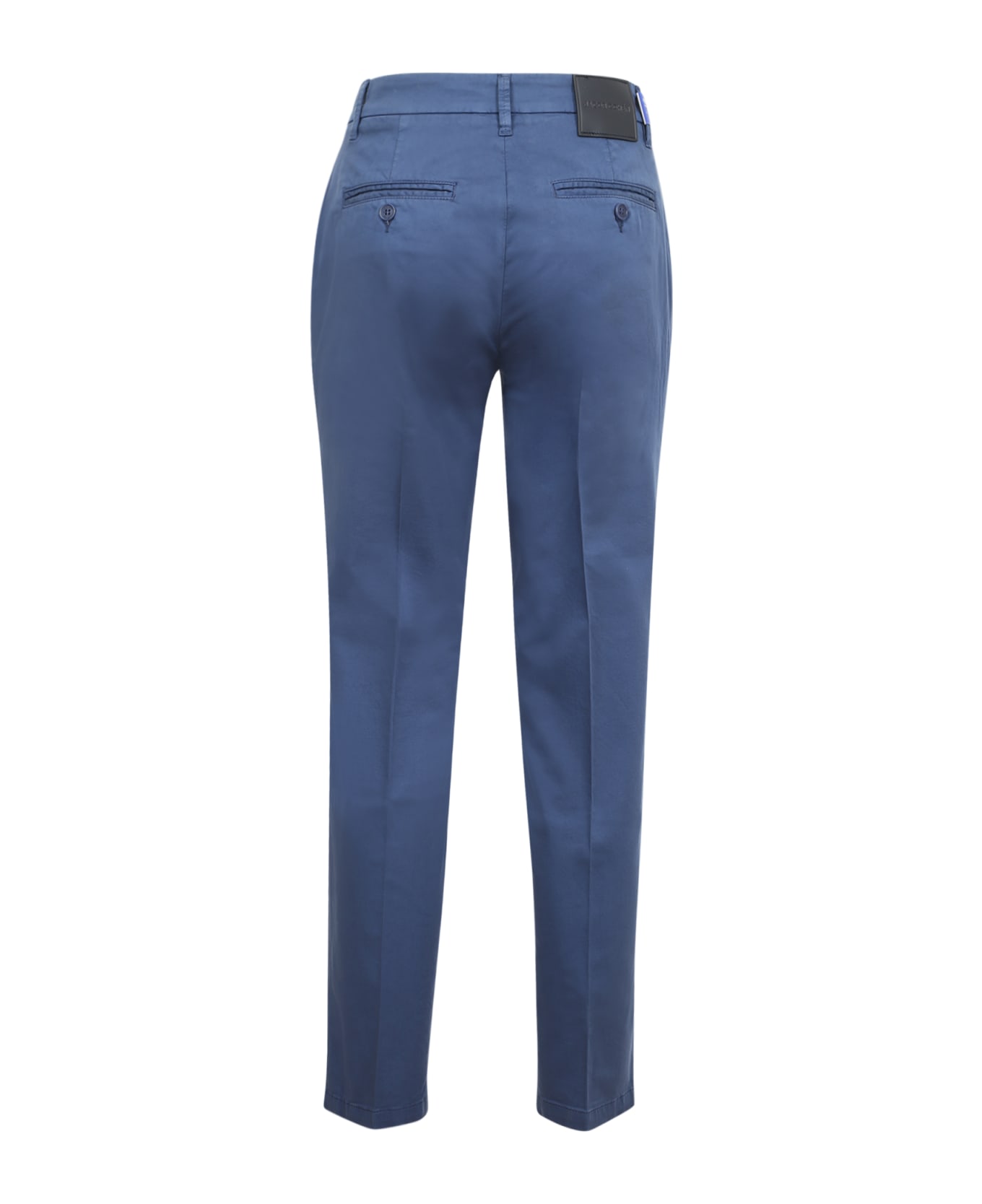 Jacob Cohen Slim Crop Trousers - Blue