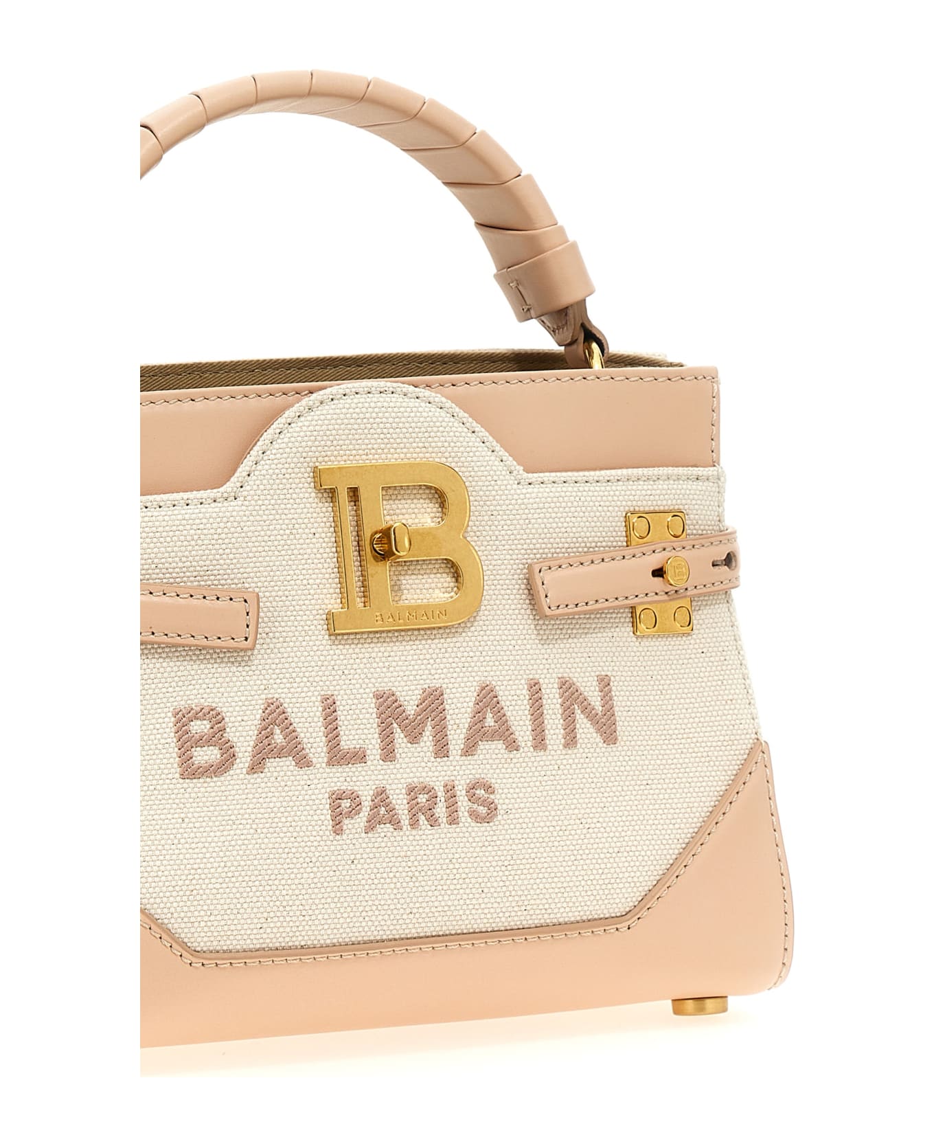 Balmain B-buzz 22 Handbag - Creme/Nude トートバッグ