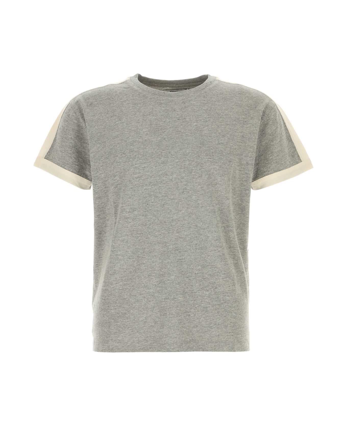 Gimaguas Grey Cotton Diego T-shirt - GREYWHITE