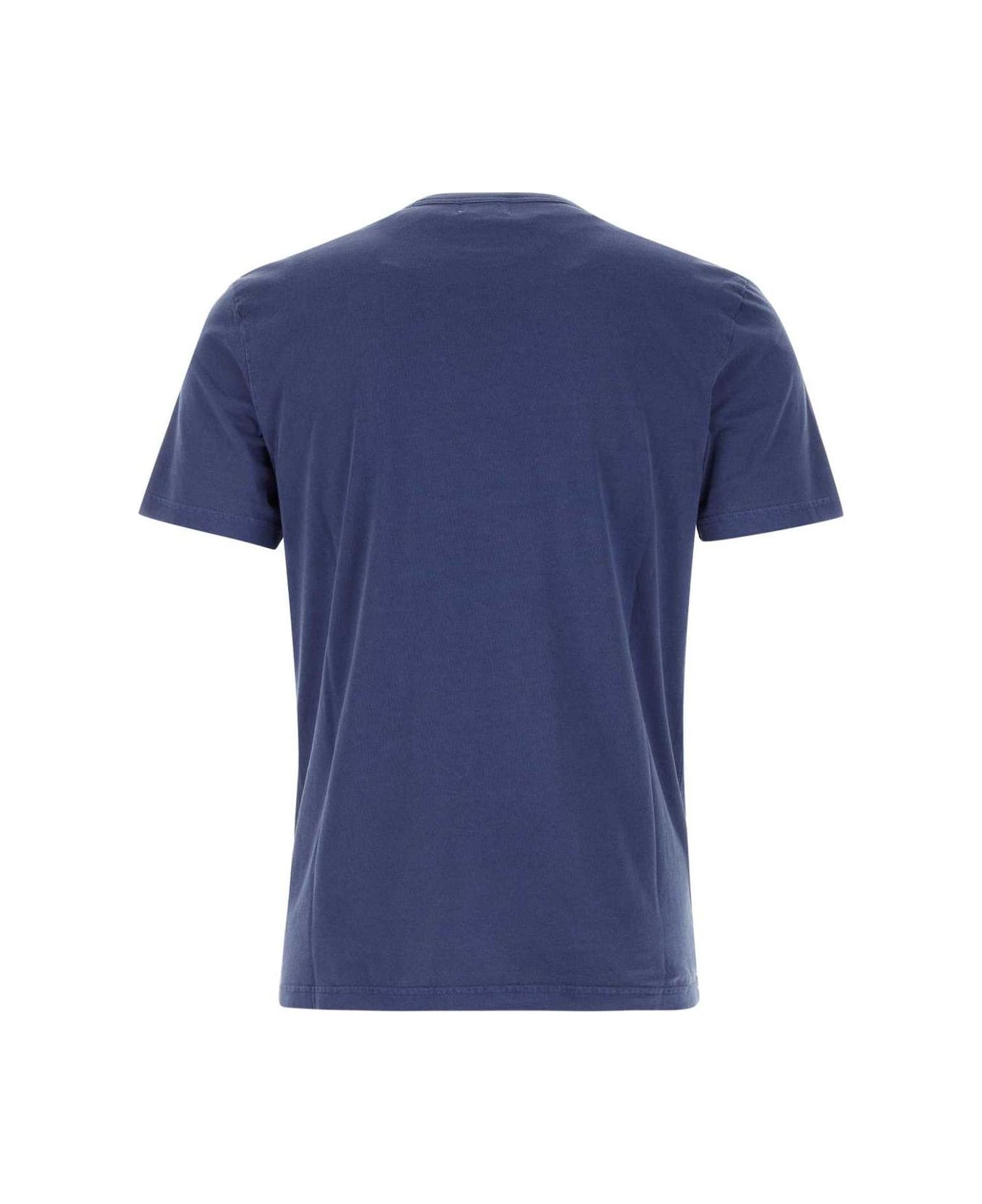 Woolrich Short-sleeved Crewneck T-shirt - Maritime blue