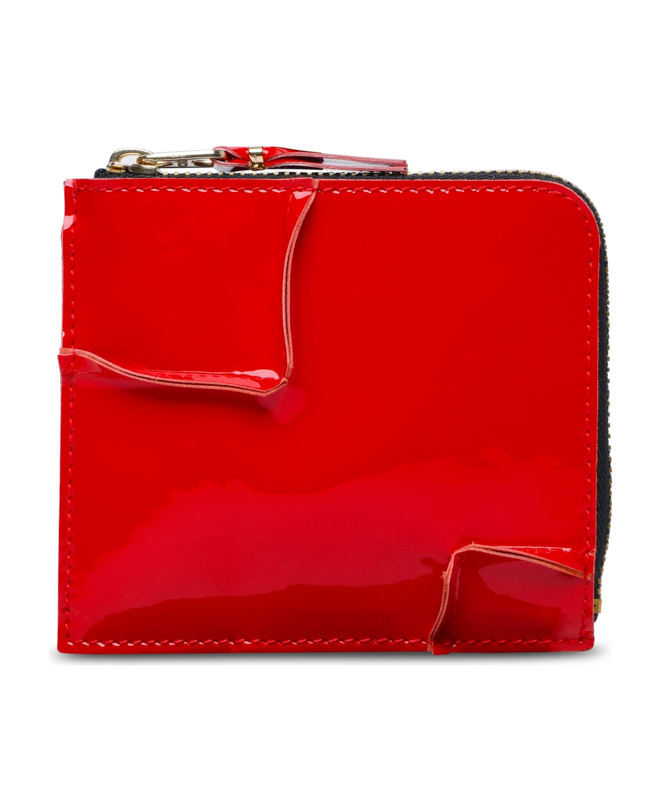 Comme des Garçons Wallet 'medley' Red Leather Wallet - Red 財布