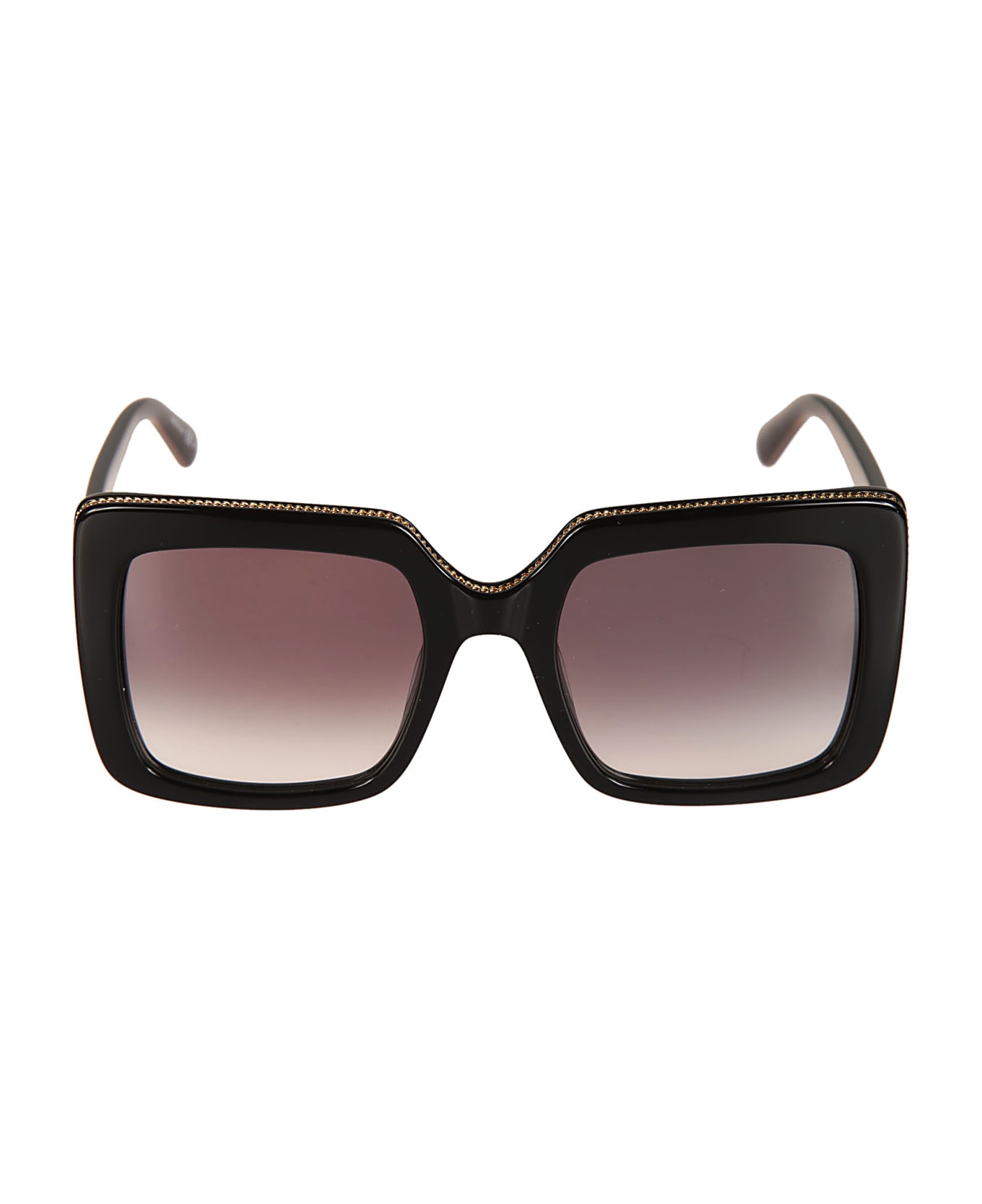 Stella McCartney Eyewear Squared Sunglasses - Black