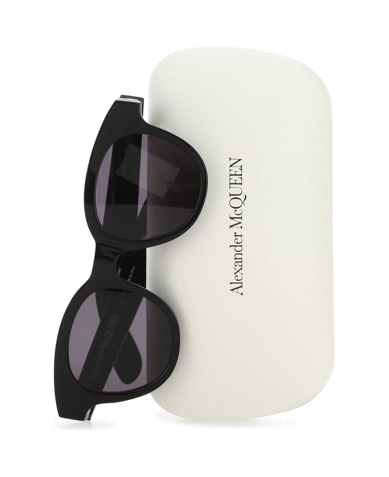 Alexander McQueen Square-frame Sunglasses - Black サングラス