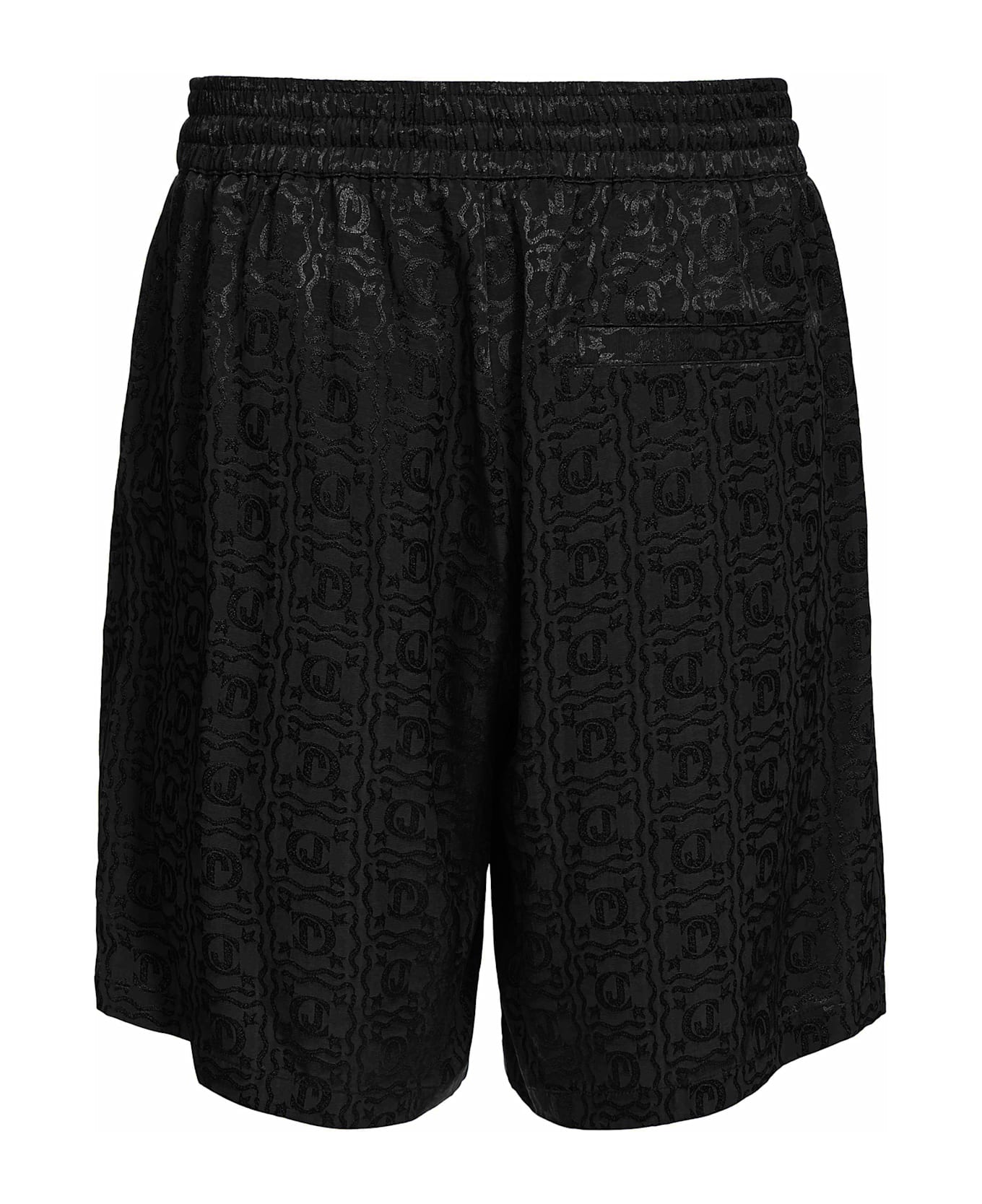 Just Cavalli Black Bermuda Shorts - Black