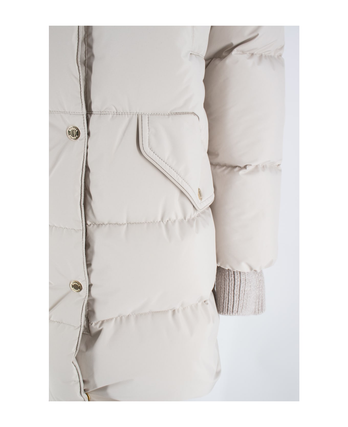 Moorer White Wool Talassa Down Jacket - AVORIO