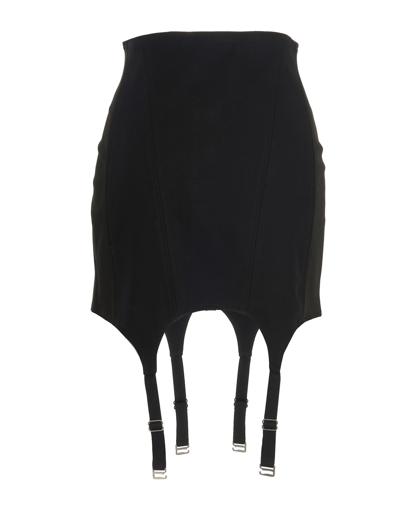 Dion Lee 'corset Carter Skirt - Black  