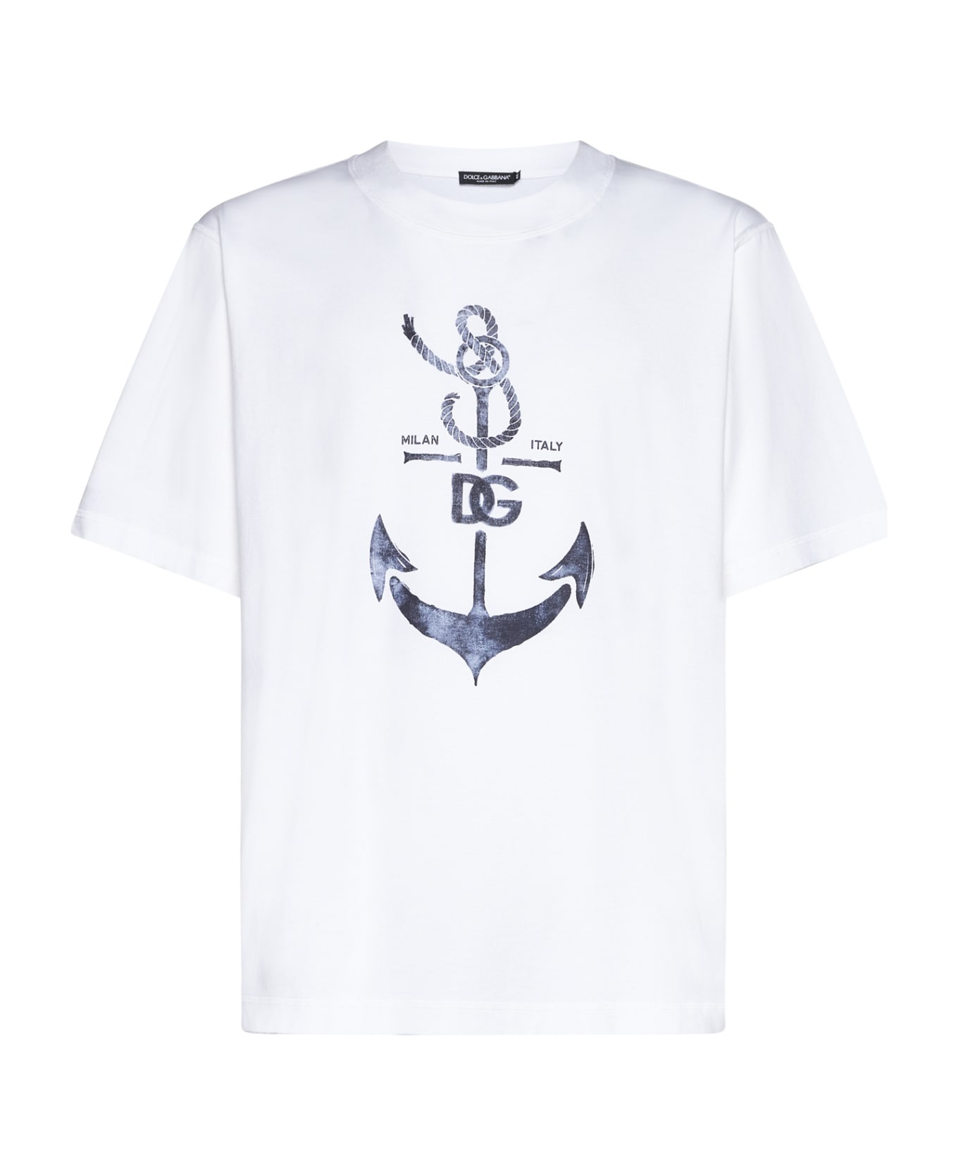 Dolce & Gabbana Marina Print T-shirt - White シャツ