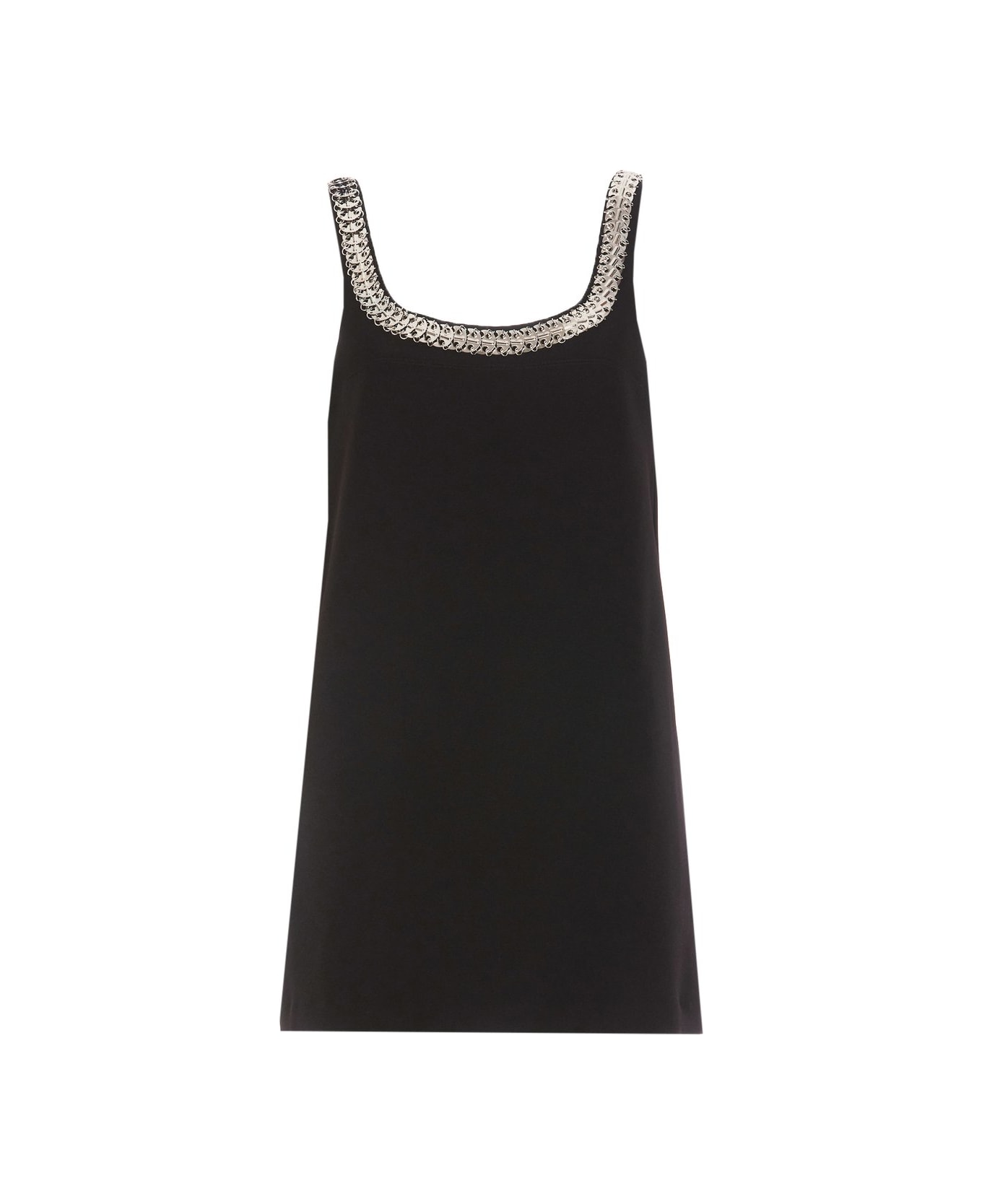 Pinko Baudelaire Embellished Mini Cami Dress - NERO LIMOUSINE