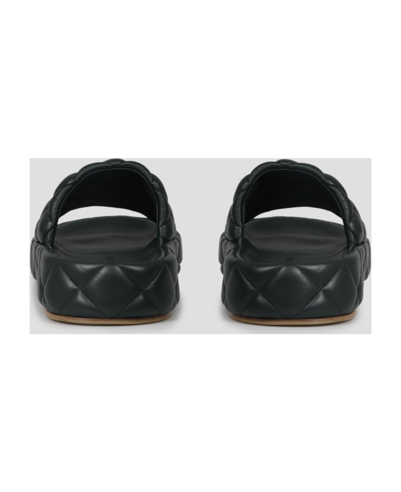 Bottega Veneta Padded Sandals - Black