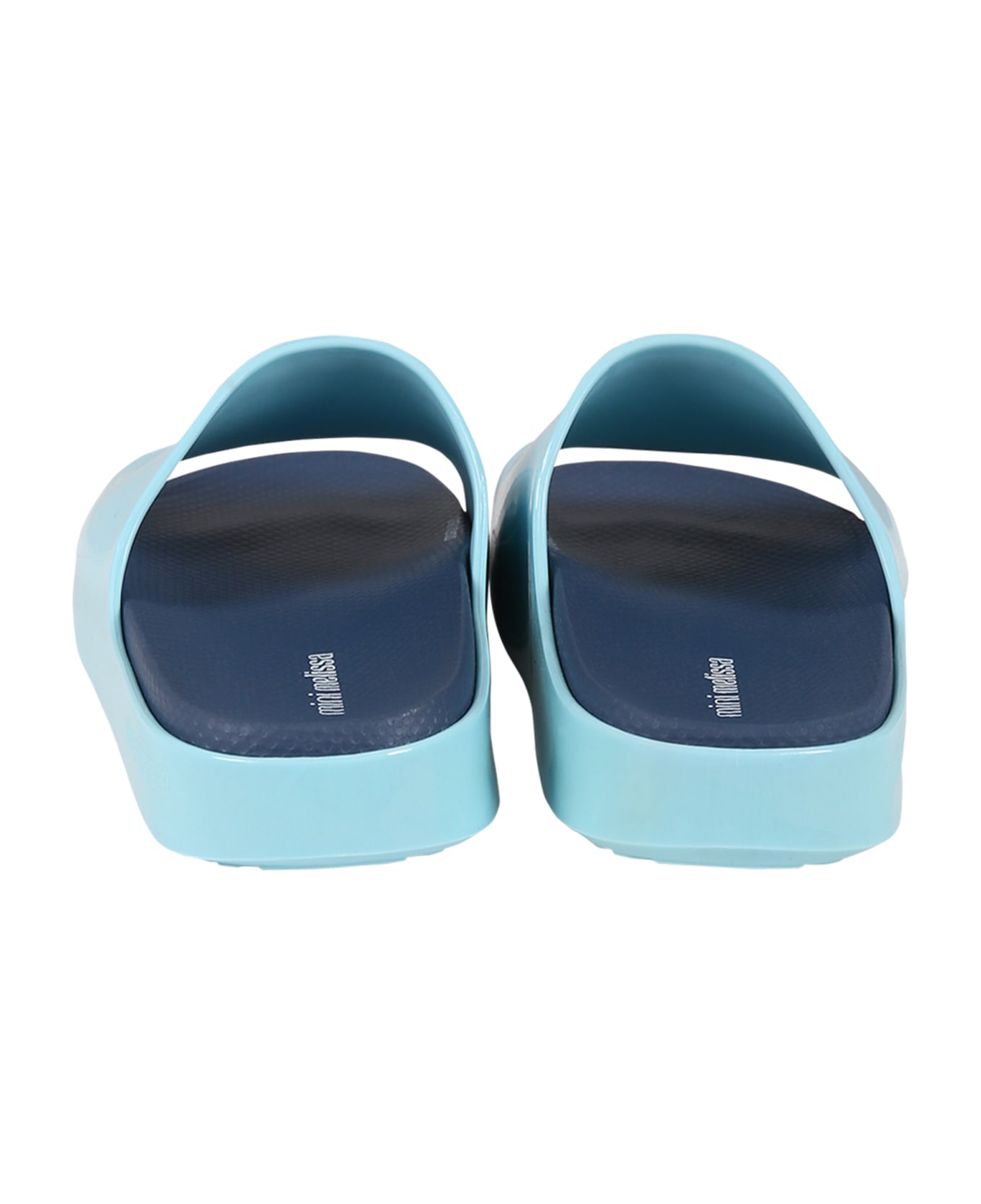Melissa Light Blue Sandals For Girl With Logo - Light Blue