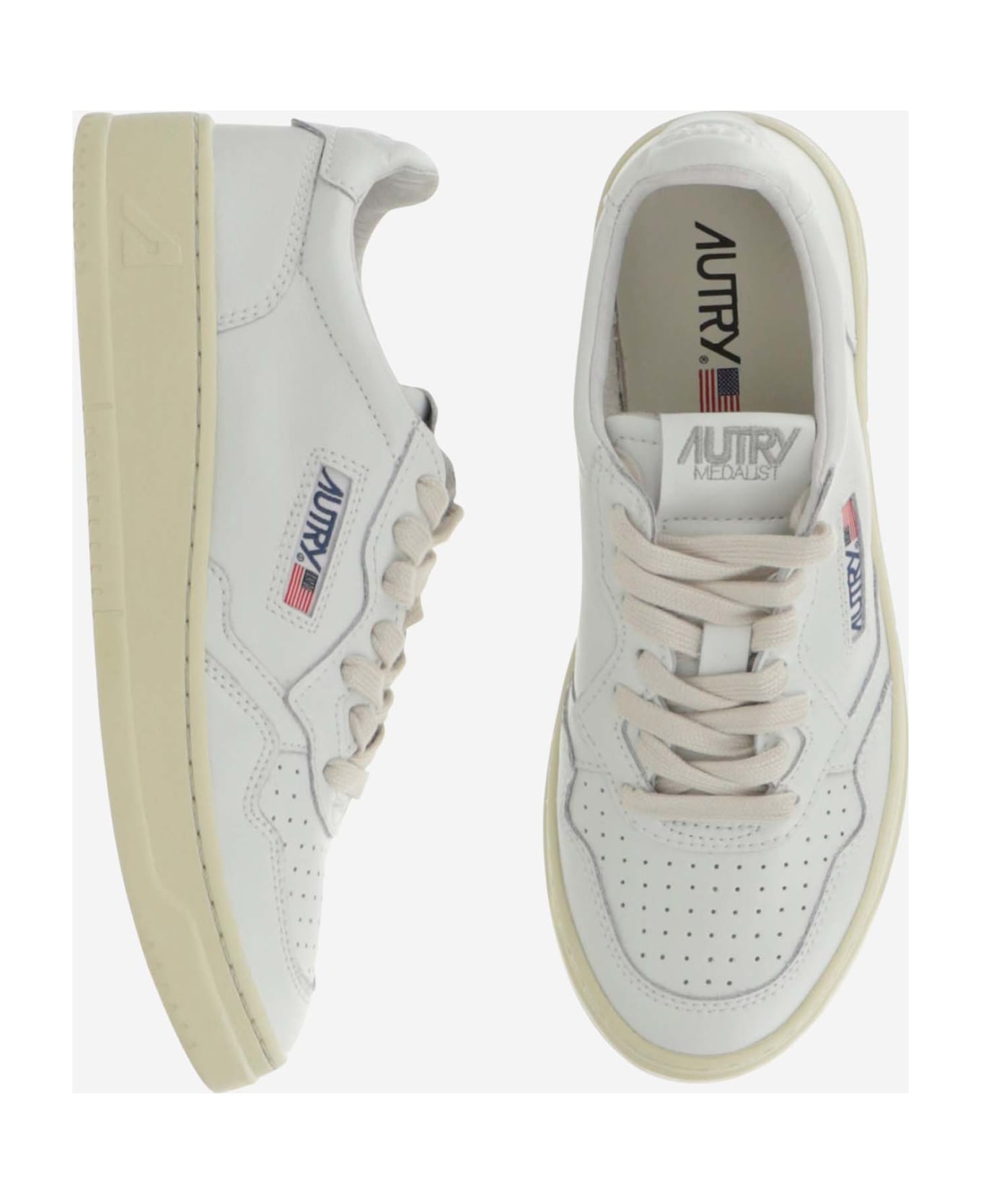 Autry Low Medalist Sneakers - White