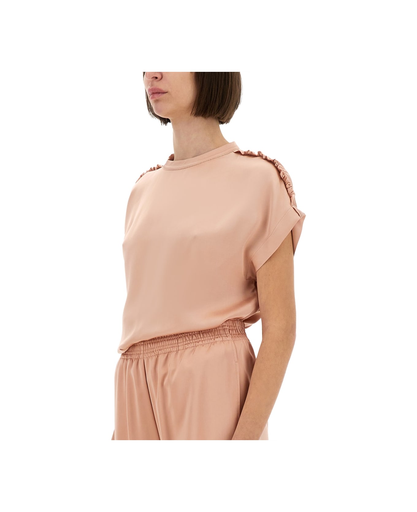 Fabiana Filippi Viscose T-shirt - PINK