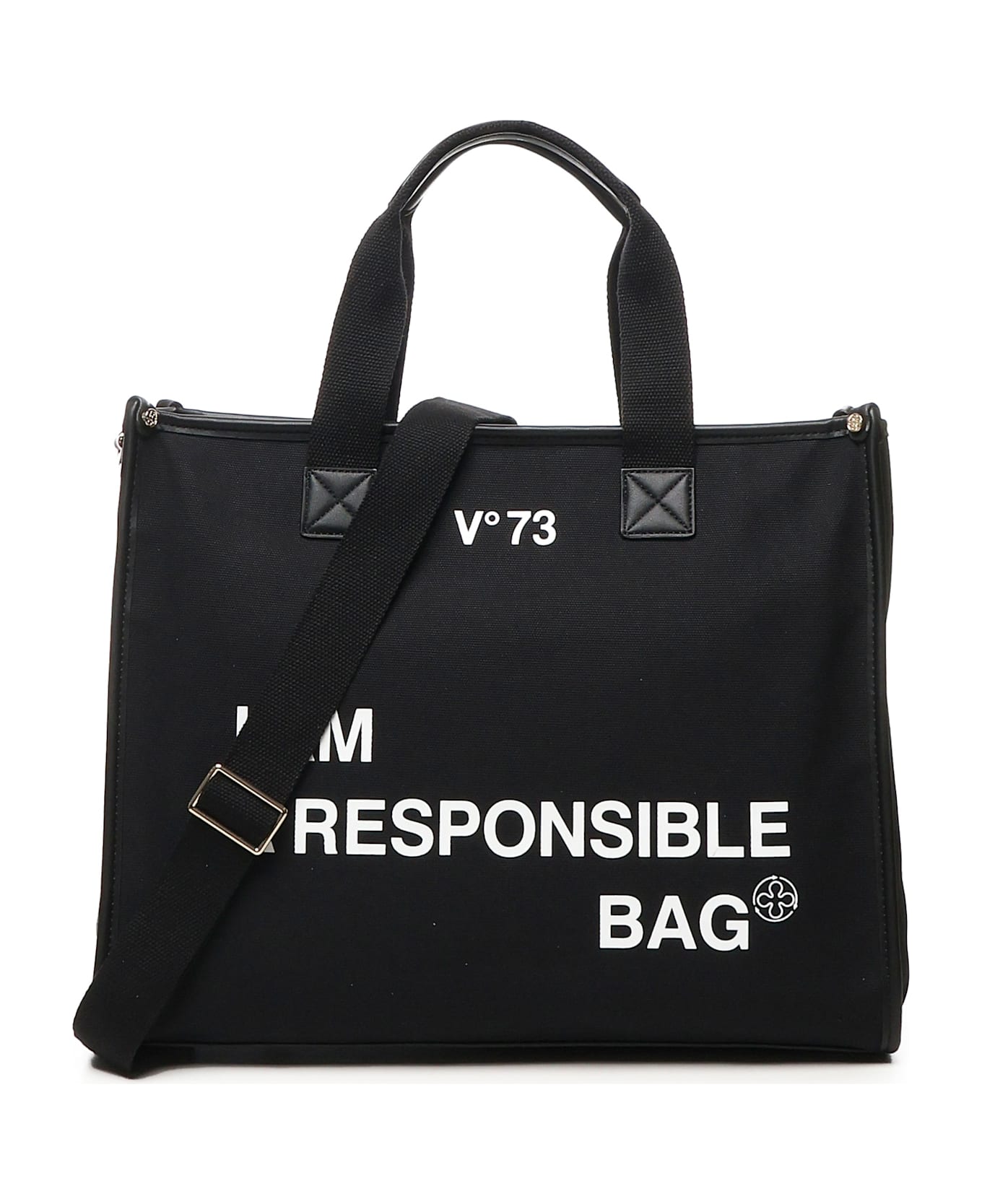 V73 Responsibility Tote Bag - Black