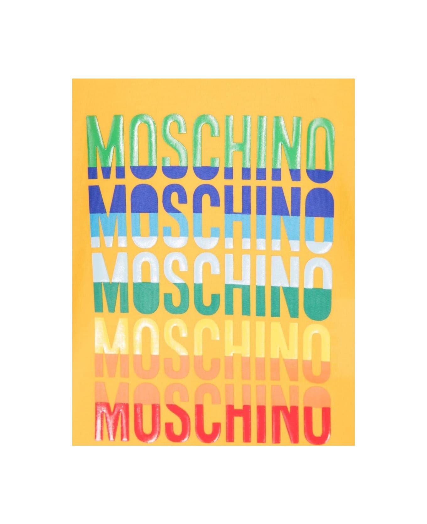 Moschino T-shirt Con Logo - YELLOW