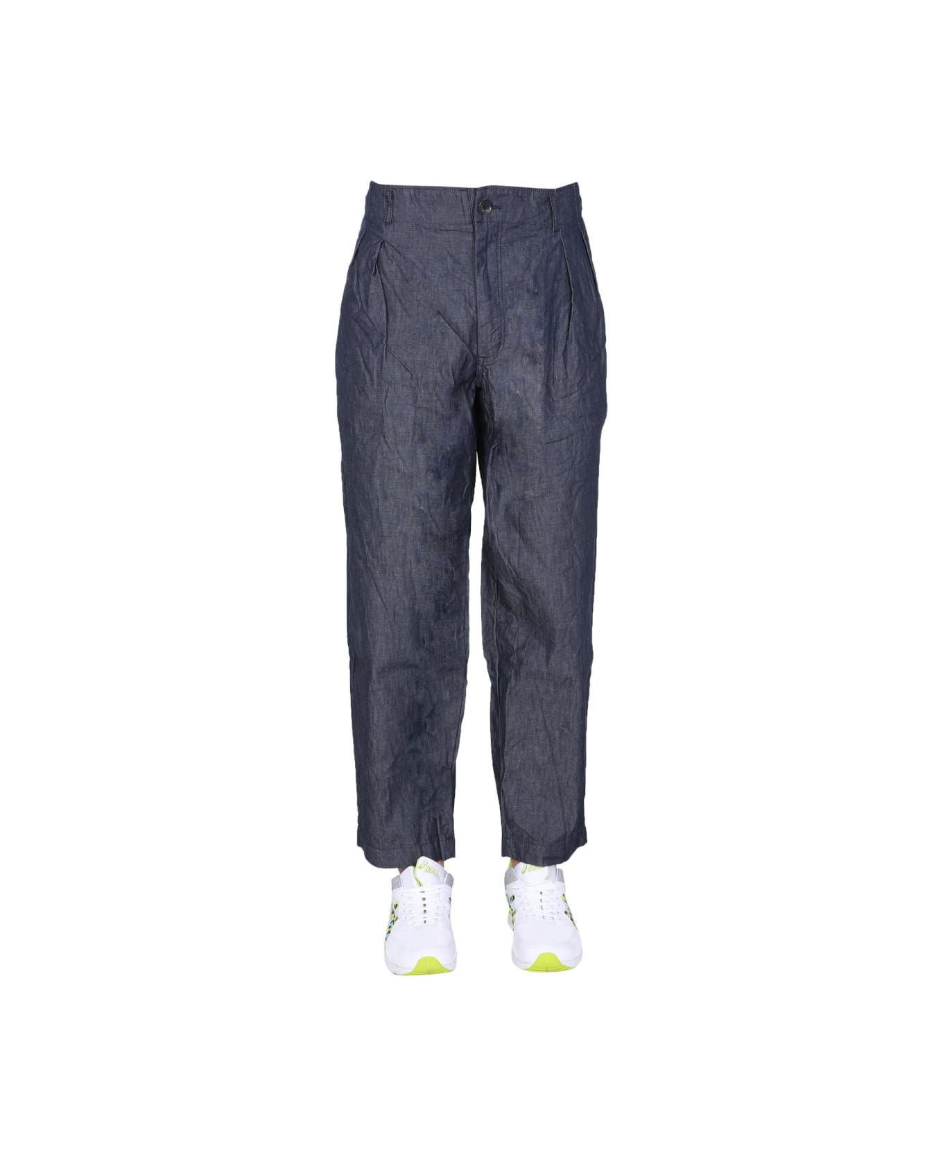 Comme des Garçons Shirt Straight Fit Trousers - BLUE