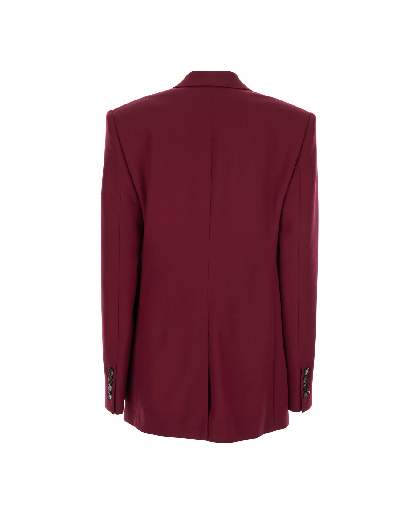 Stella McCartney Flannel Sb Jacket - Bordeaux