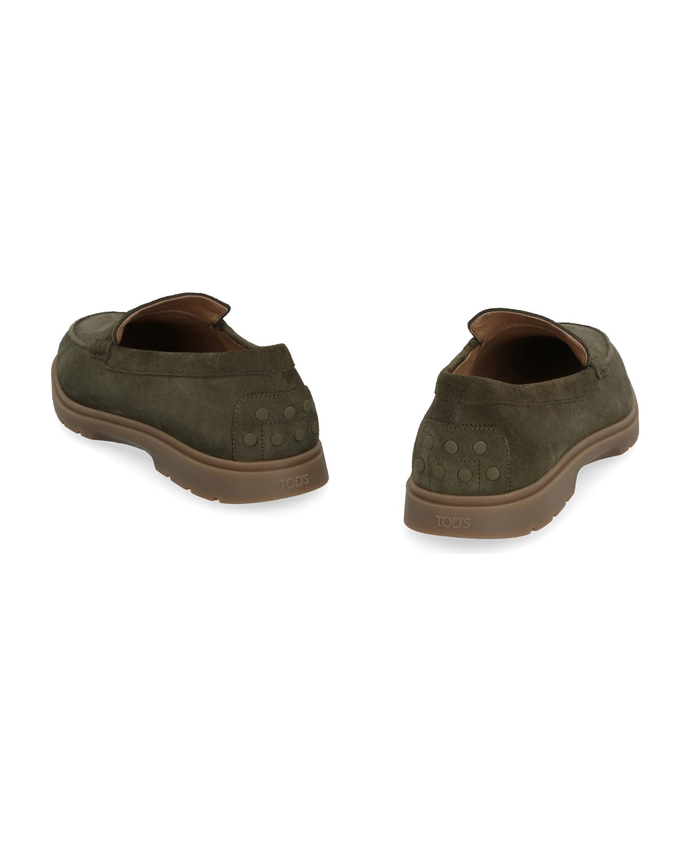 Tod's Suede Loafers - green