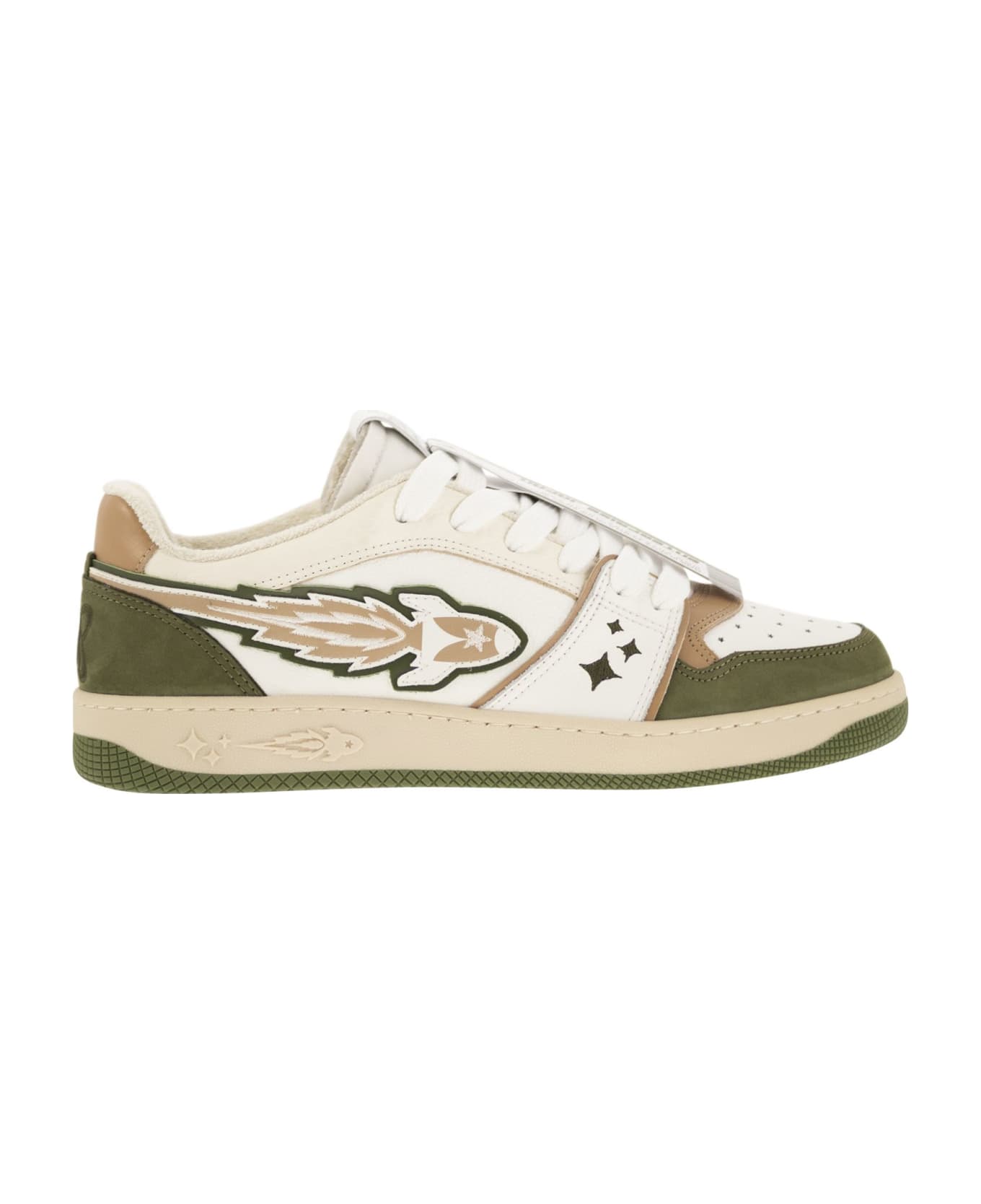 Enterprise Japan Ej Egg Rocket - Sneakers - White/green