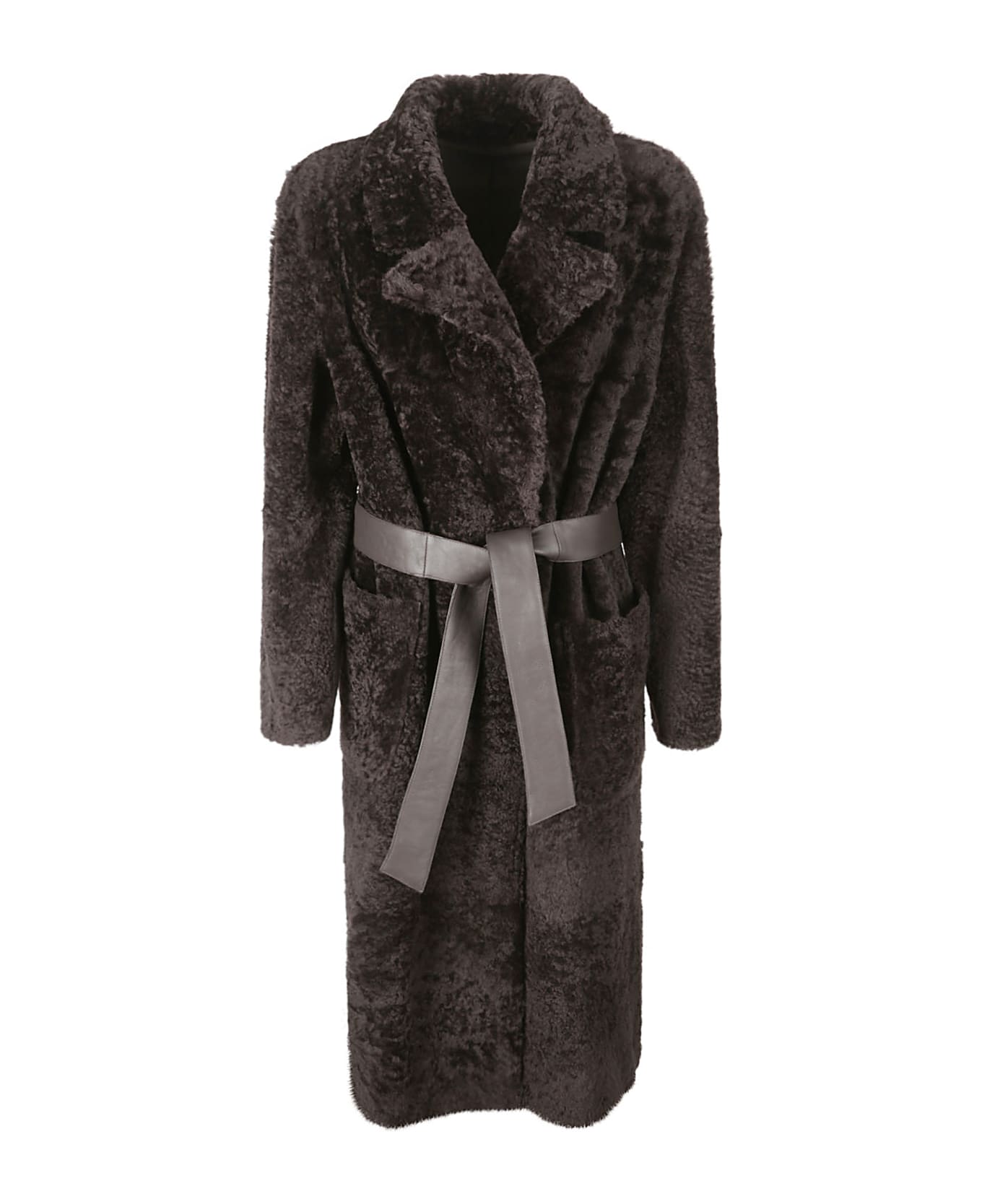 Desa 1972 Shearling Coat - MOCHA