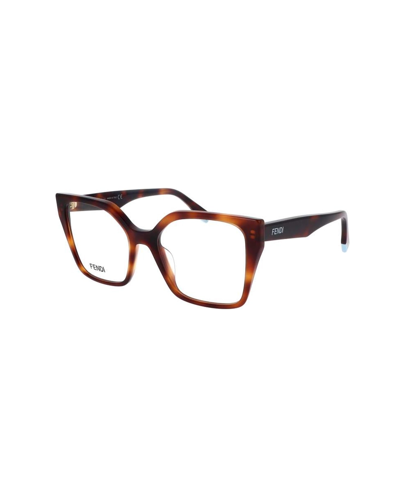 FENDI スクエアフレームメガネ FE50002I 053 d8e91687cf2d6d9435533636c84f48
