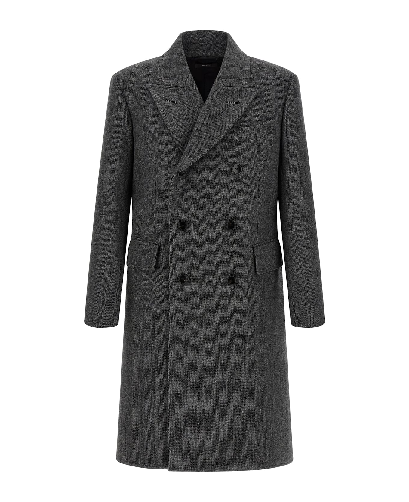 Tom Ford Double-breasted Coat - Gray