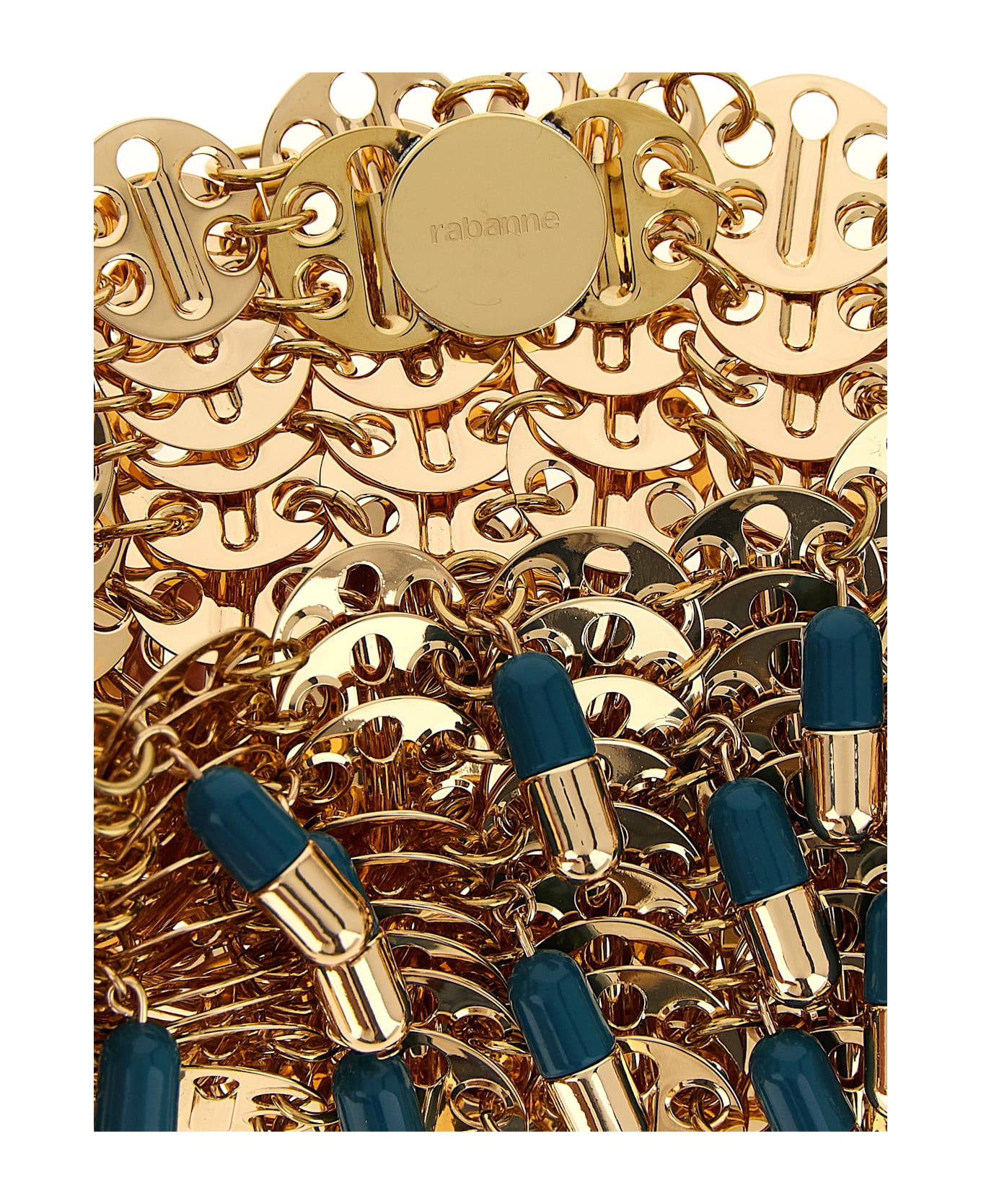 Paco Rabanne 
1969 Nano Pils
 Shoulder Bag - Gold