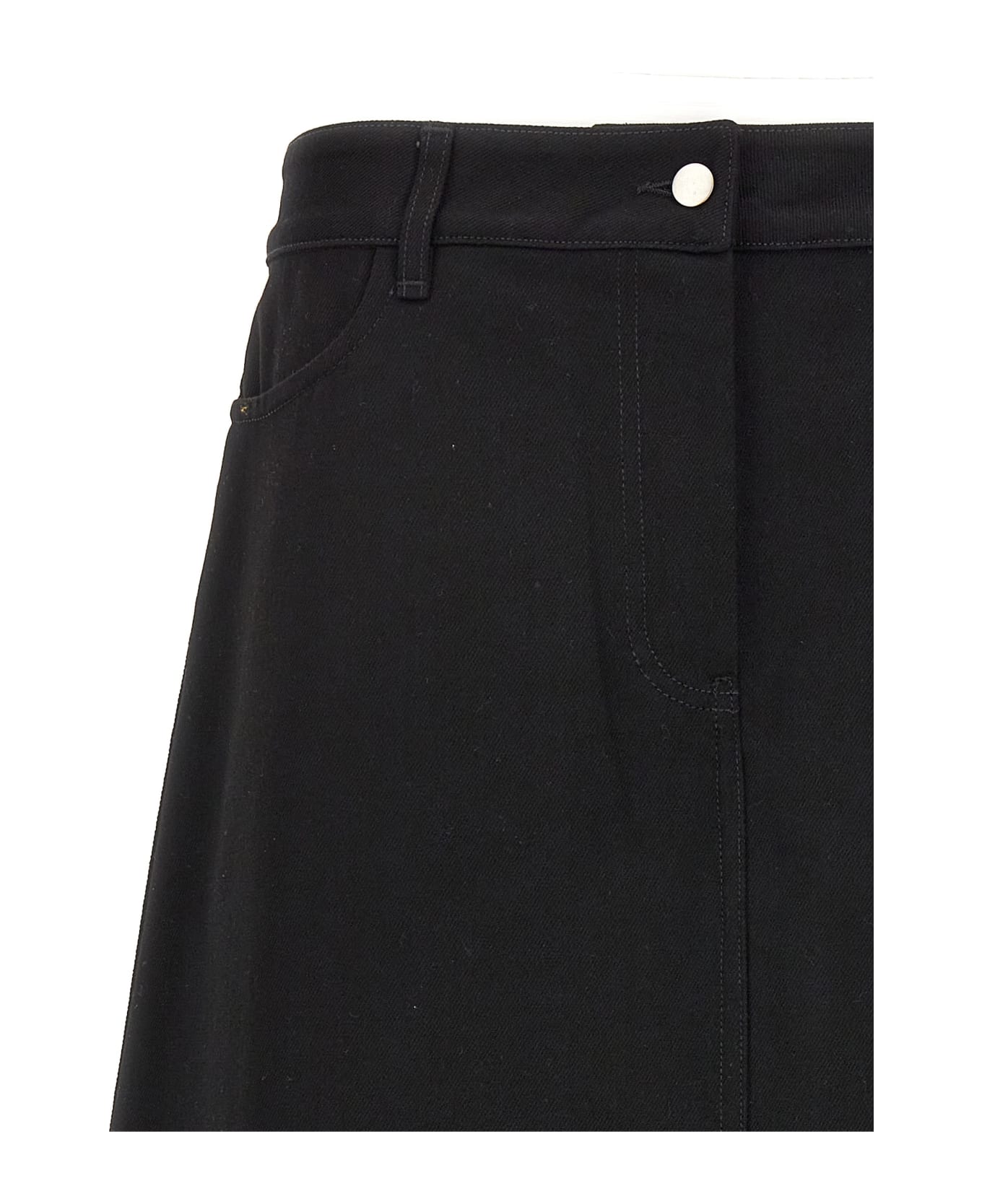 Studio Nicholson 'baringo' Midi Skirt - Black  