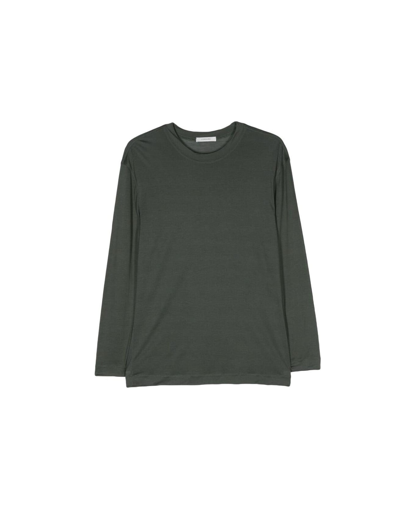 Lemaire Long-sleeved Crewneck T-shirt - Asphalt Tシャツ