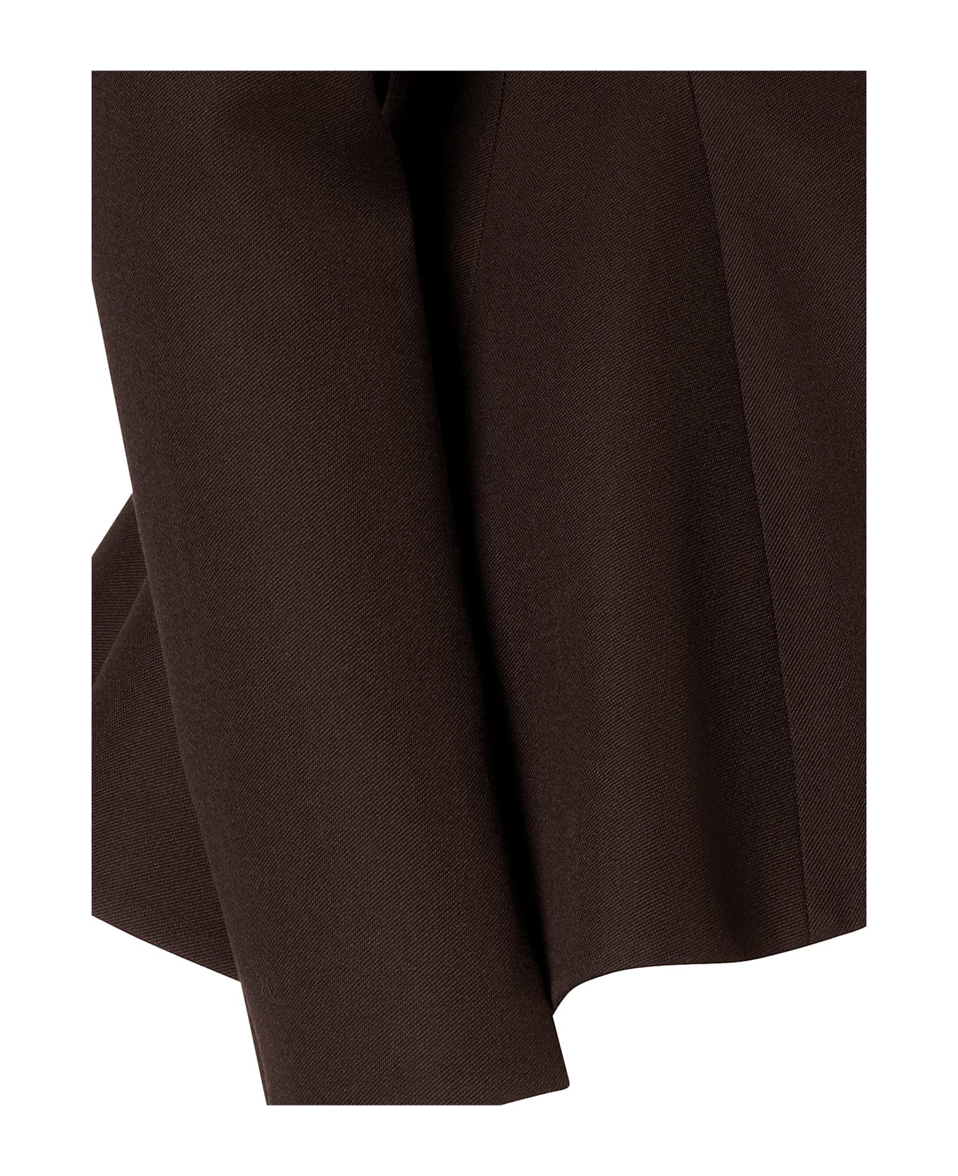 Fendi Grain De Poudre Wool Blazer - Darkbrown