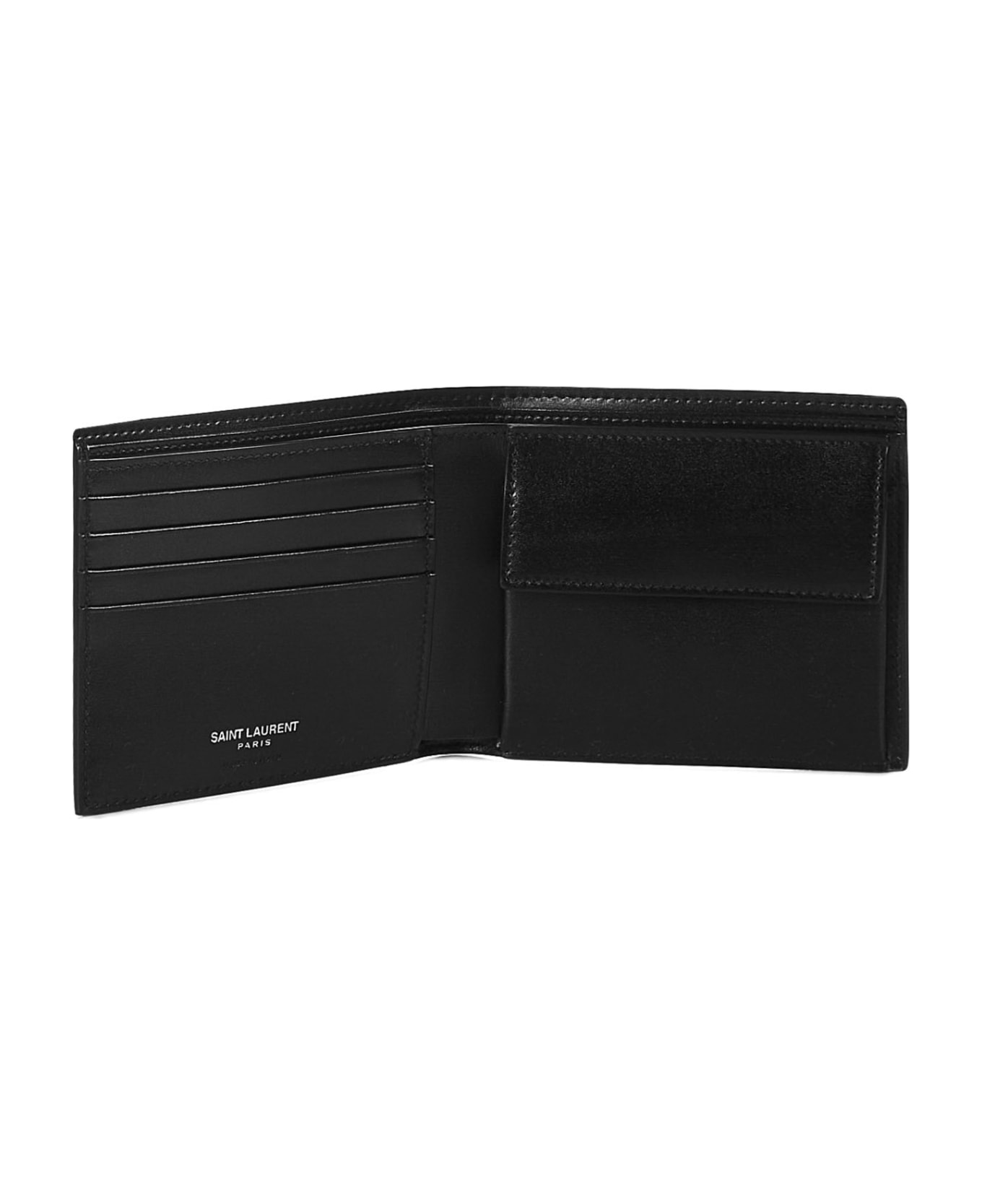 Saint Laurent Monogram Wallet - Black 財布