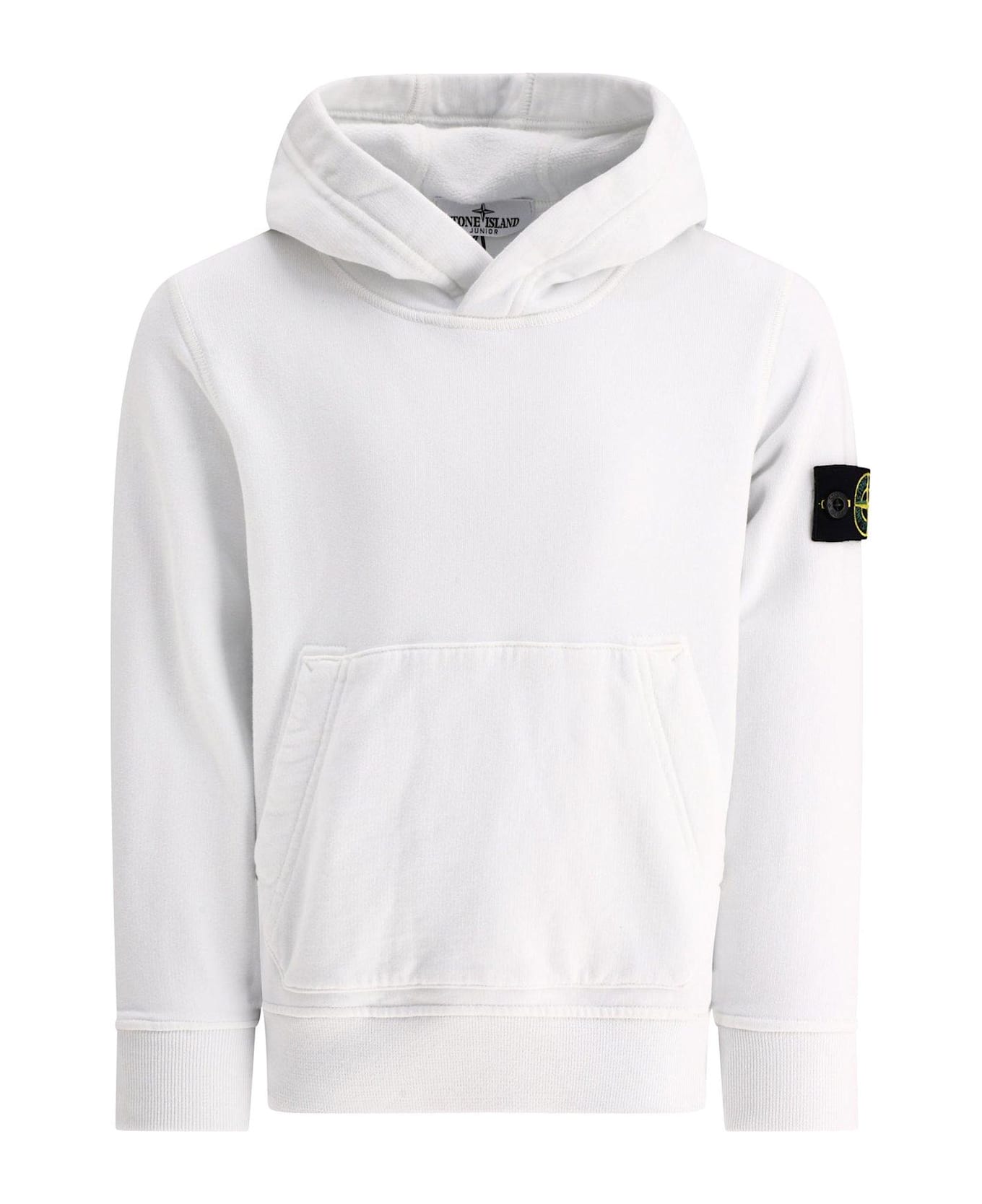 Stone Island Compass-badge Long-sleeved Hoodie