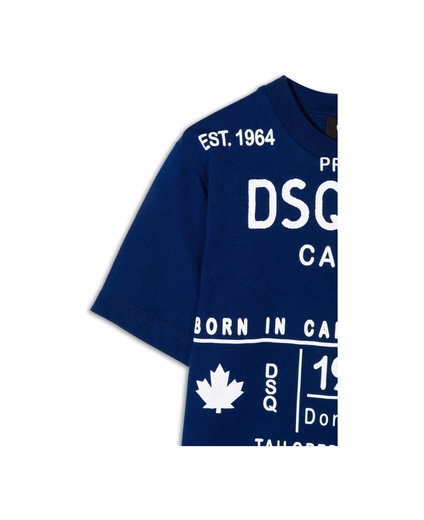 Dsquared2 Slouch Fit Maglietta - BLUE Tシャツ＆ポロシャツ