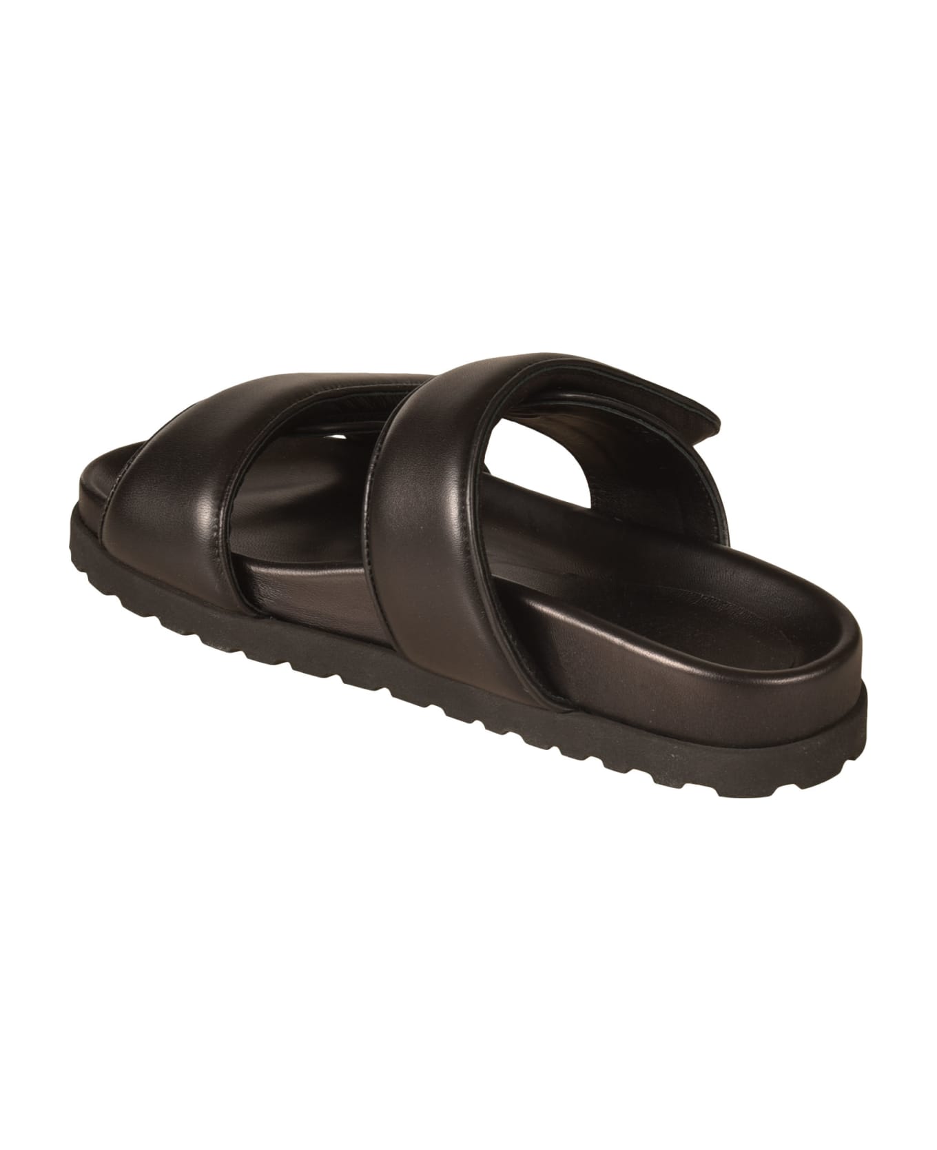 GIA BORGHINI Perni 11 Flat Sandals - Black