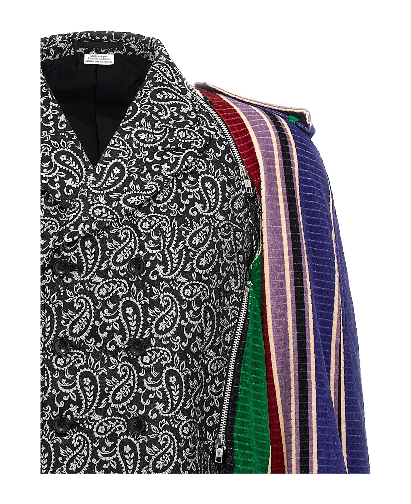 Comme Des Garçons Homme Plus Layered Jacket - Multicolor
