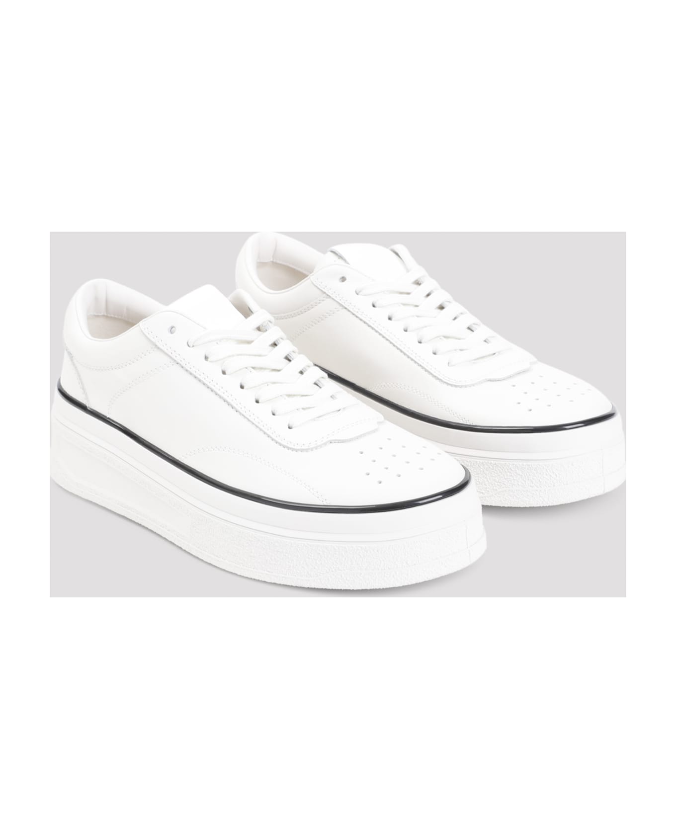 Jil Sander Low Sneakers - Porcelain