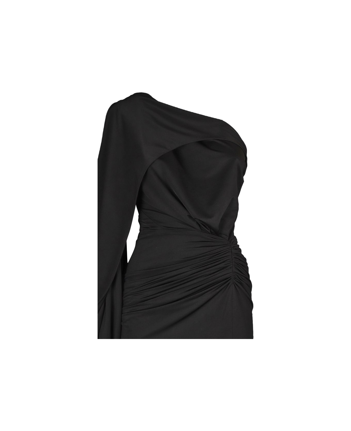 Rhea Costa Long One Shoulder Dress - Black ワンピース＆ドレス
