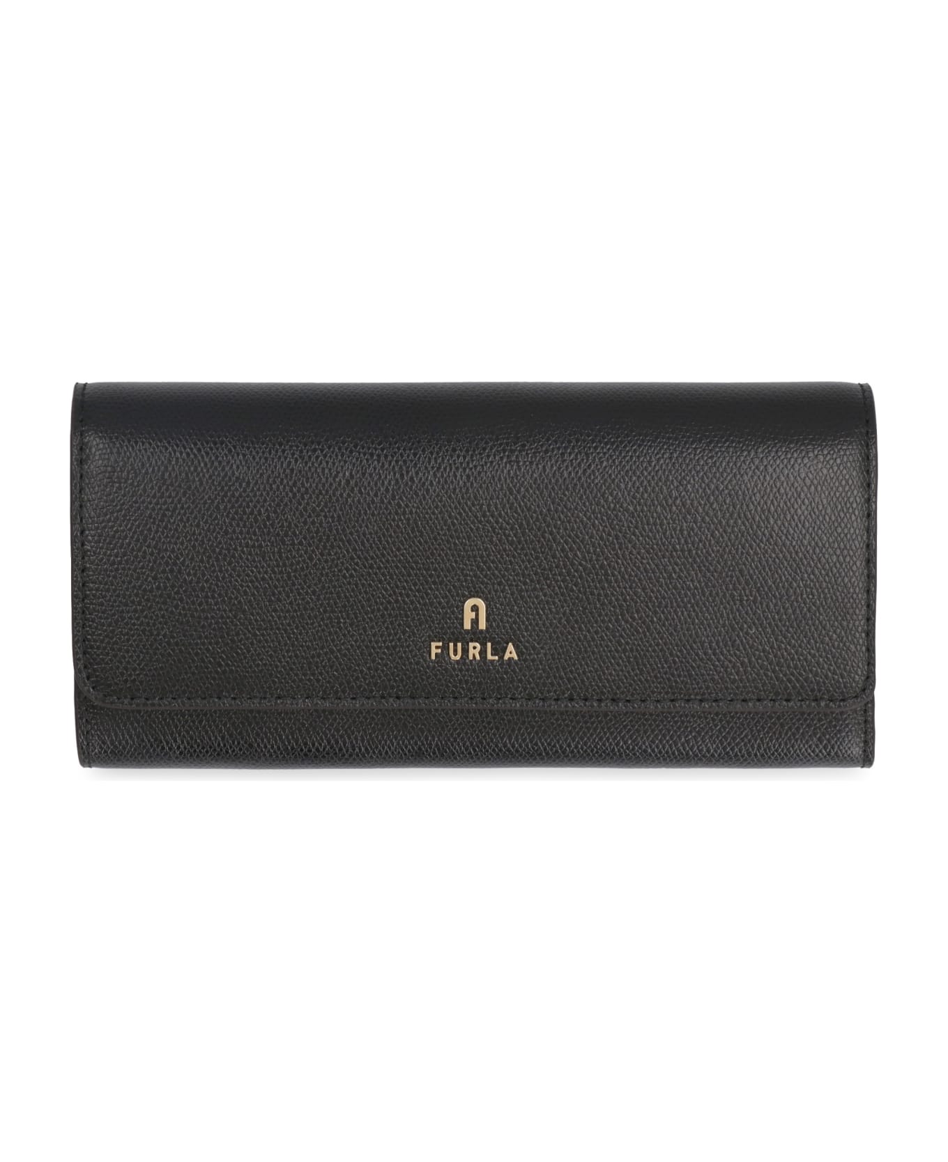 Furla Camelia Leather Continental Wallet - black 財布