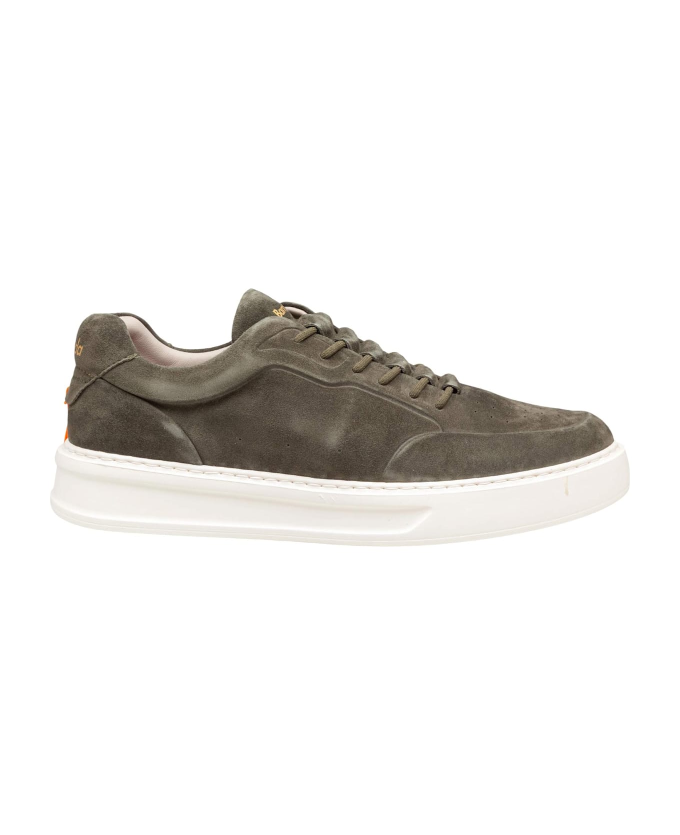 Barracuda Phoenix Suede Sneakers In Military Green - MILITARY