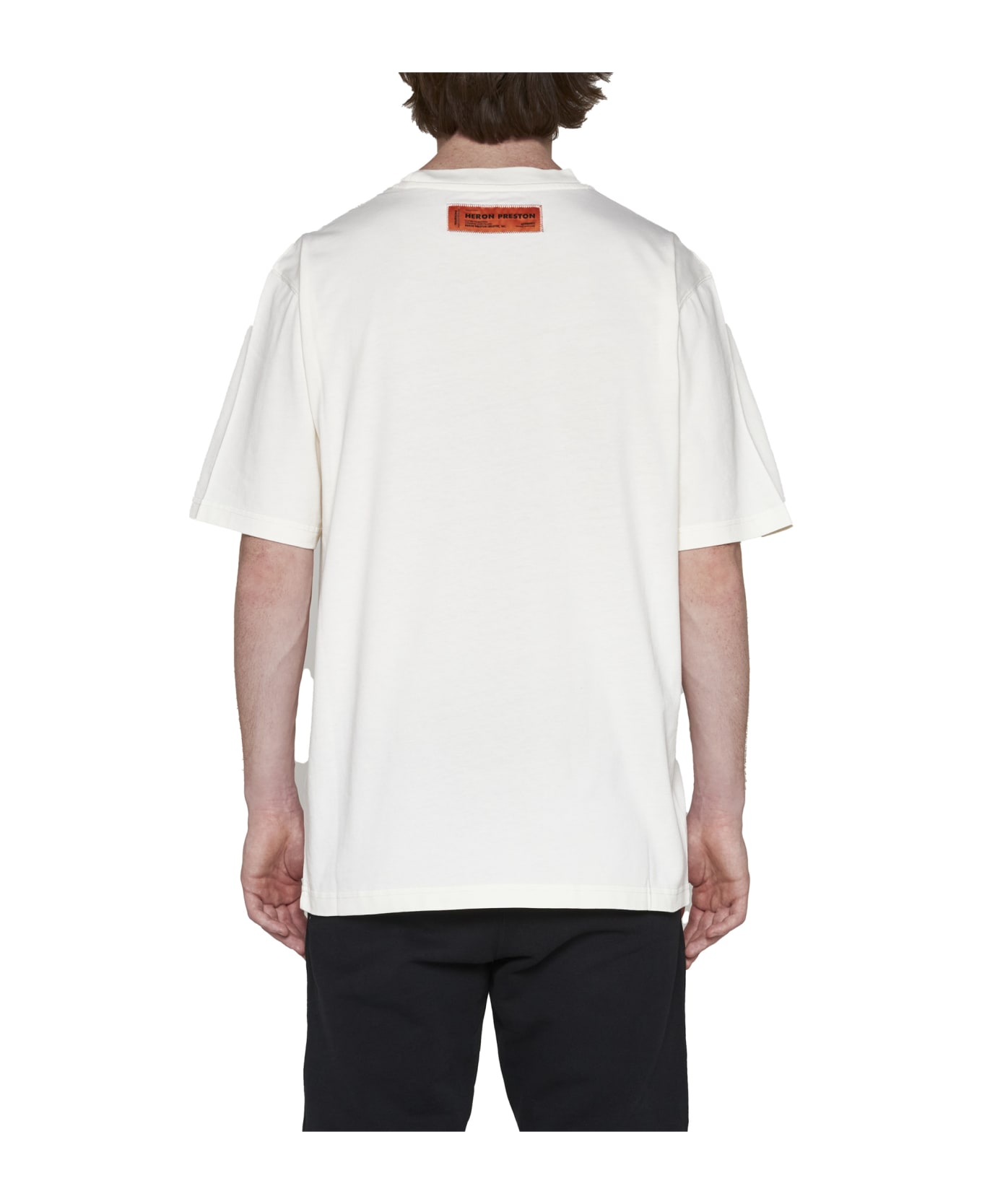 HERON PRESTON Hpny Embroidered T-shirt - White/black