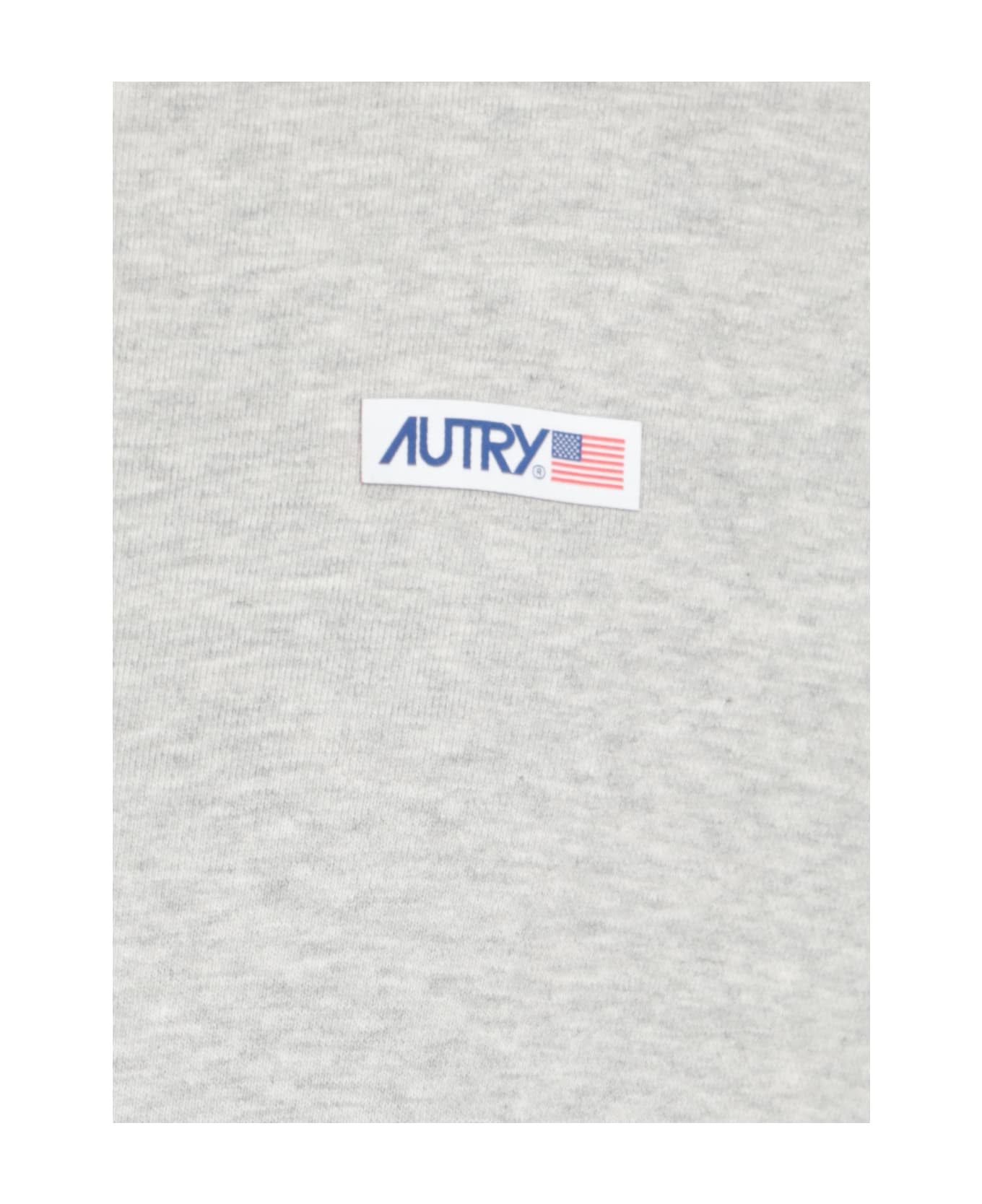 Autry Logoed Hoodie - Grey フリース