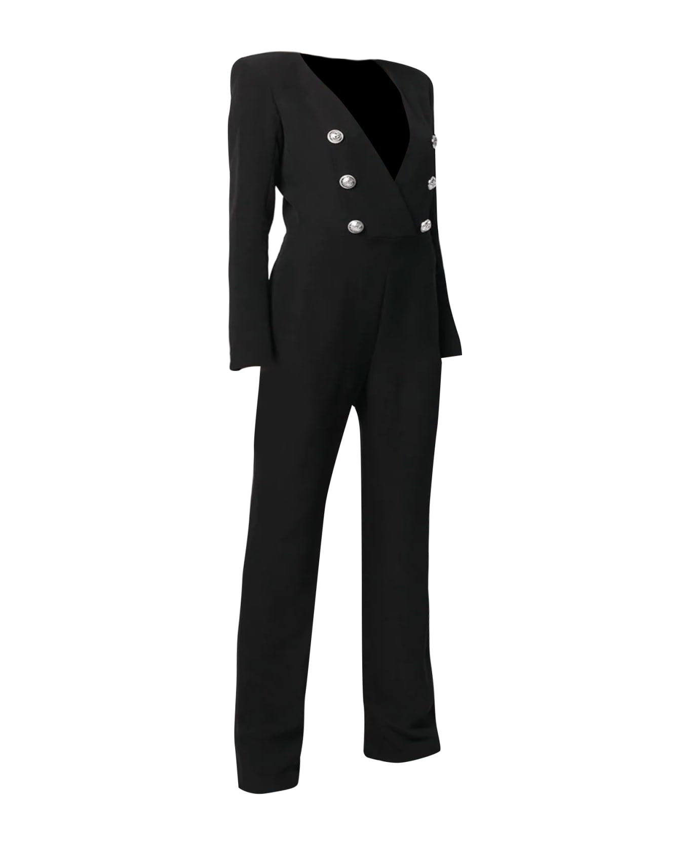Balmain Six-button Jumpsuit - Noir