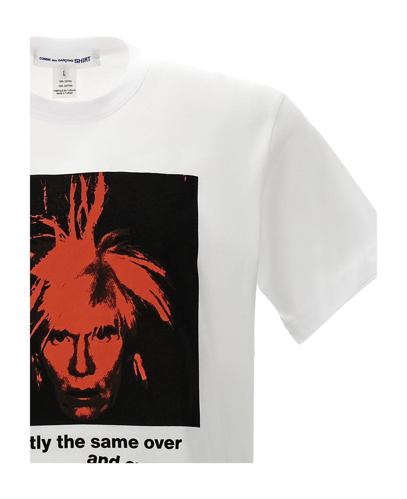 Comme des Garçons Shirt 'andy Warhol' T-shirt - White