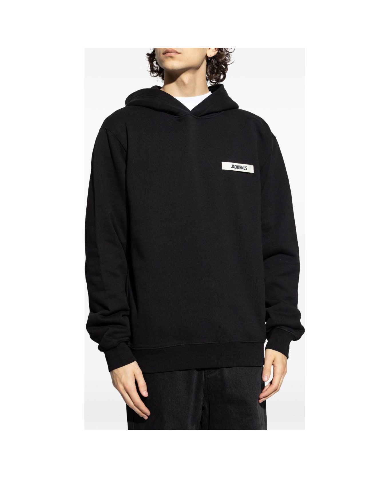 Jacquemus Le Hoodie Gros Grain - Black