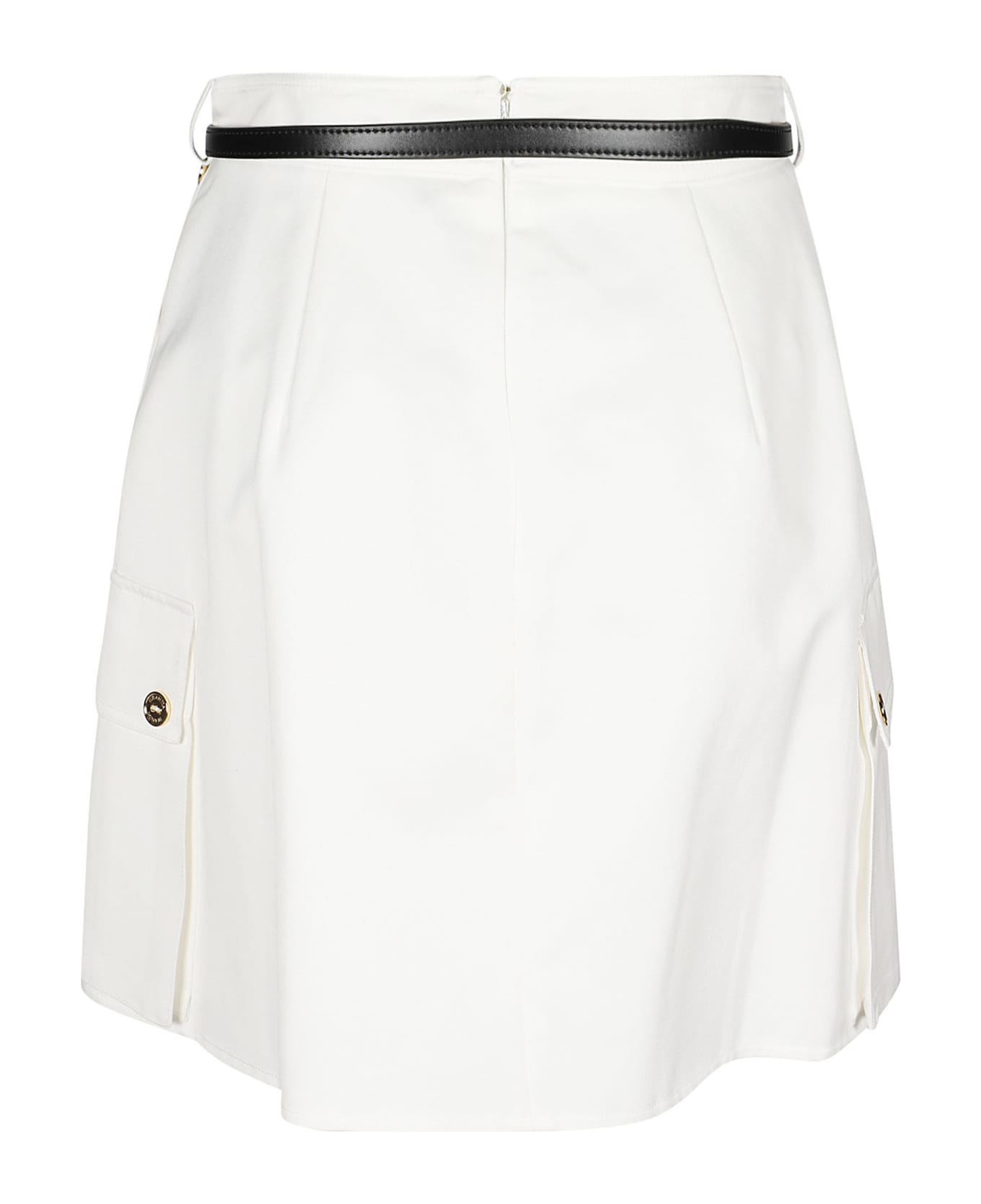 Elisabetta Franchi Mini Skirt - Ivory