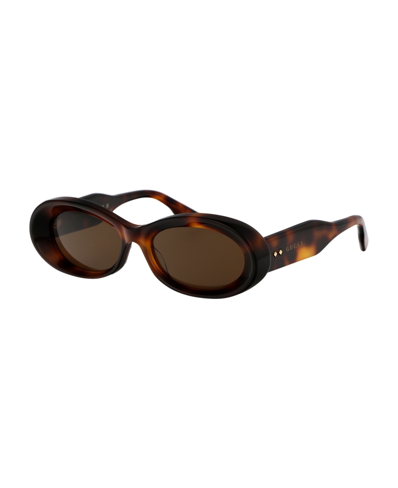 Gucci Eyewear Gg1527s Sunglasses - 002 HAVANA HAVANA BROWN サングラス