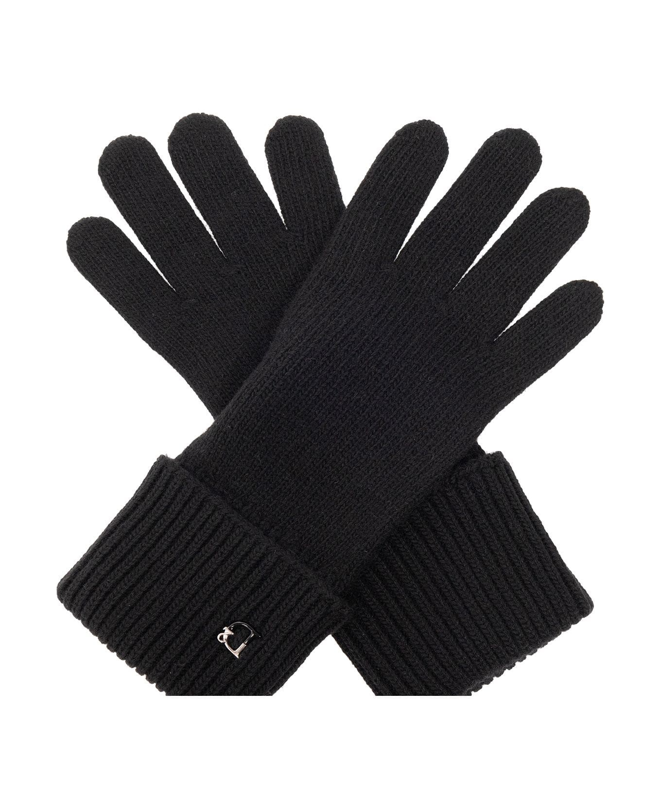 Dsquared2 Gloves With Logo - Nero