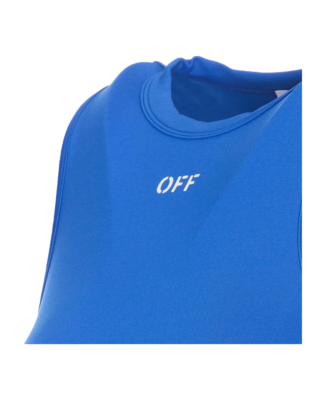 Off-White Sleek Rowing Dress - Blue