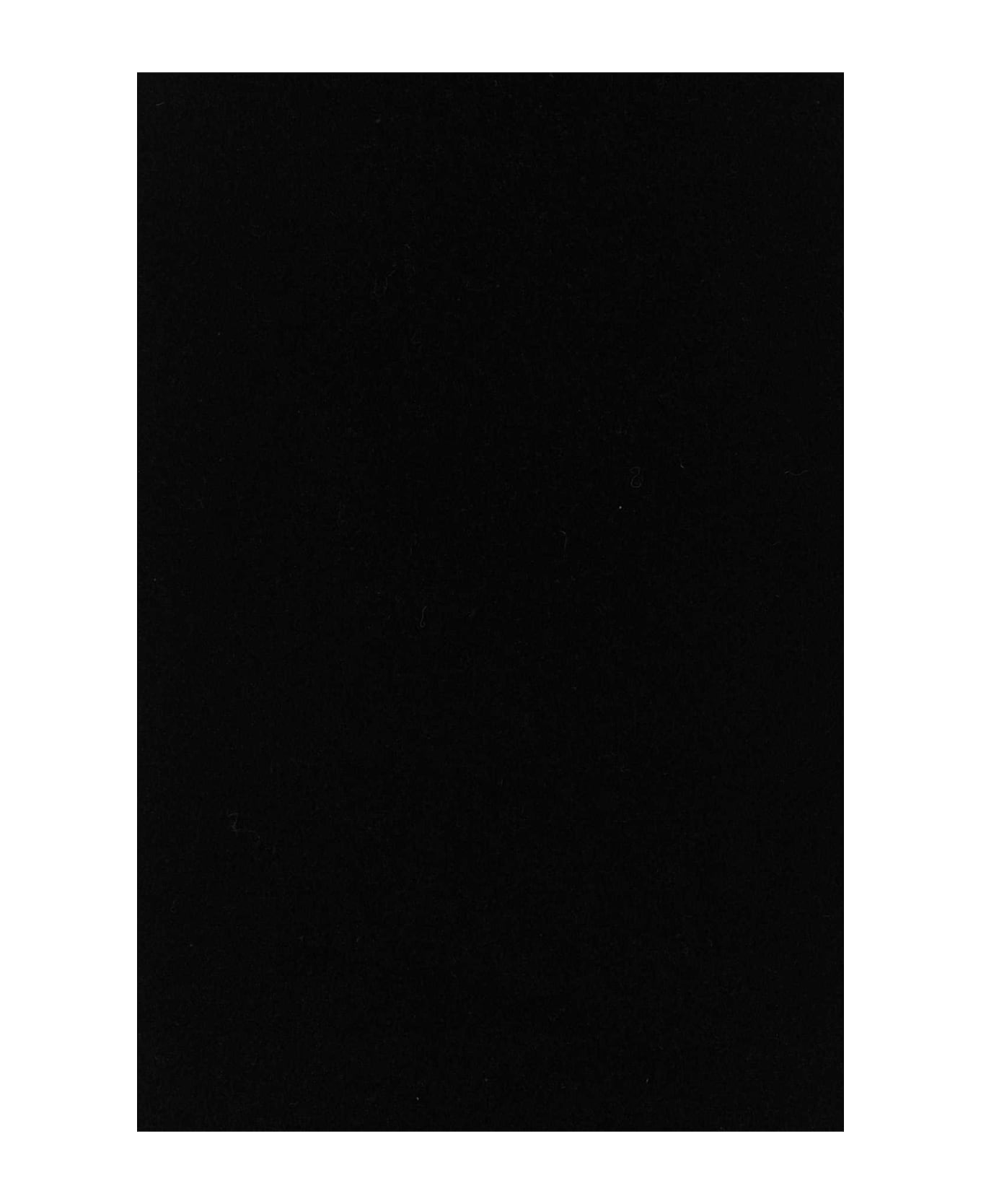 Ami Alexandre Mattiussi Black Wool Scarf - BLACK
